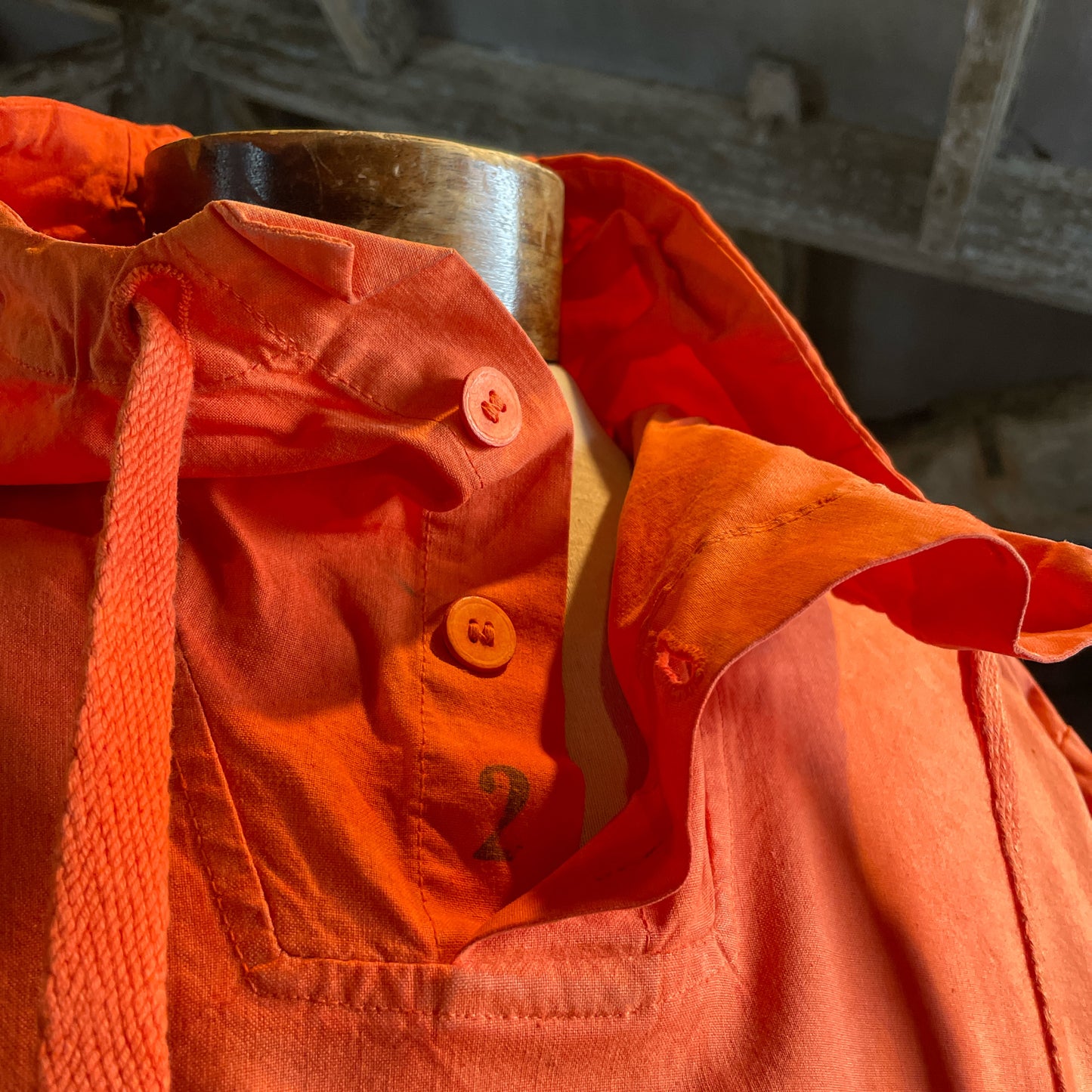 Vintage Swedish overdyed snow smock