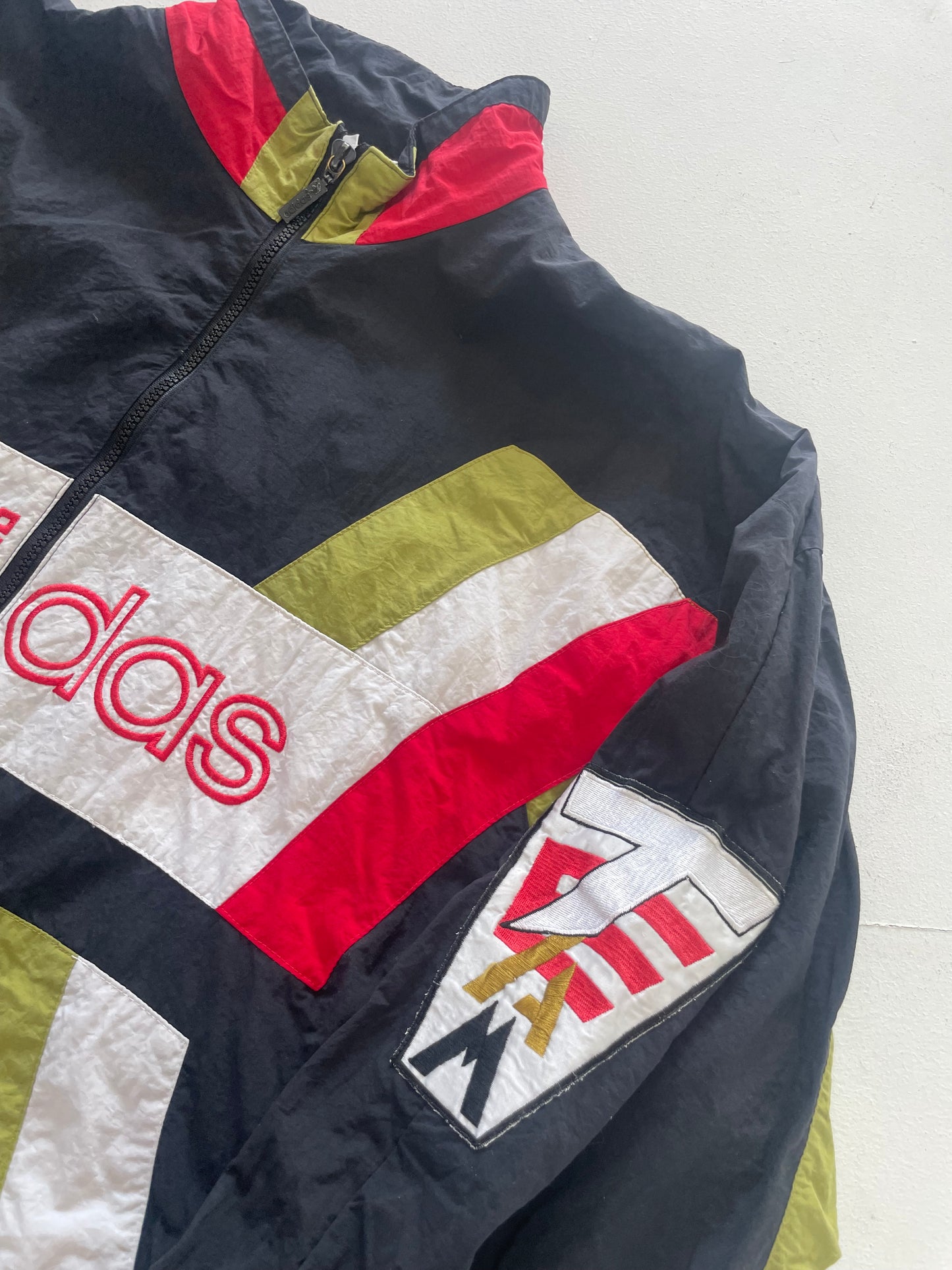 Rare 90s Adidas Team Olympic track jacket windbreaker (M)