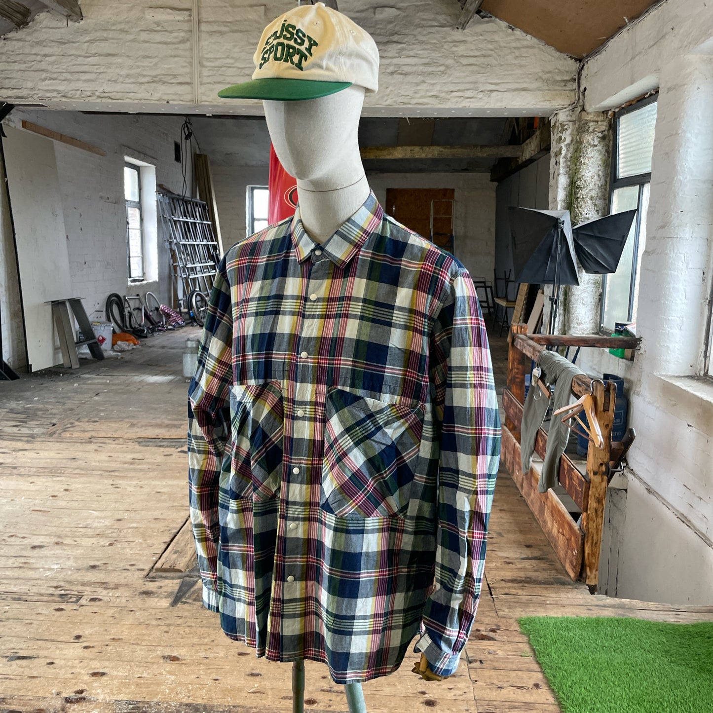 Manastash Madras check overshirt