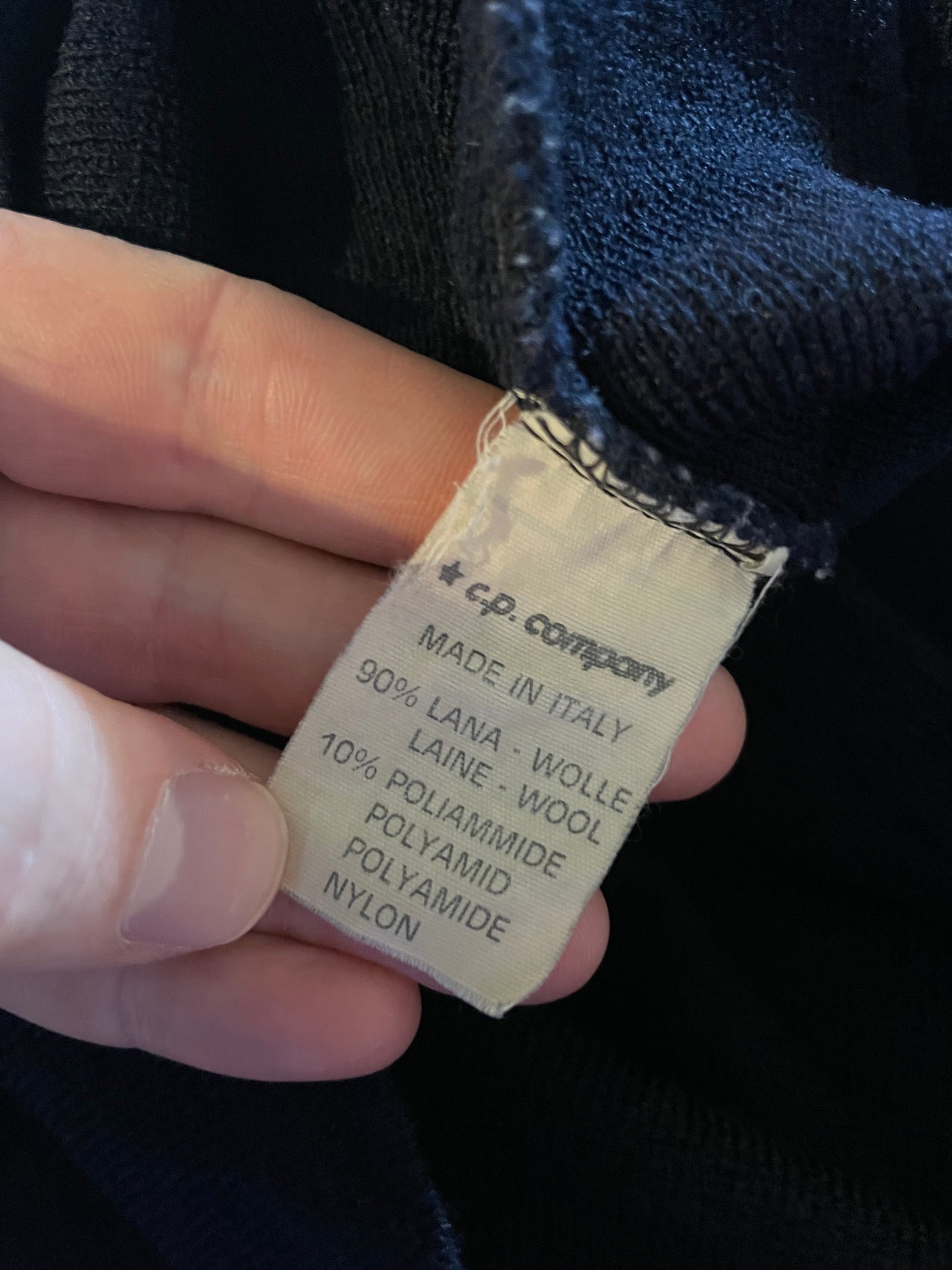 1980s Stone Island spell out knit (L)