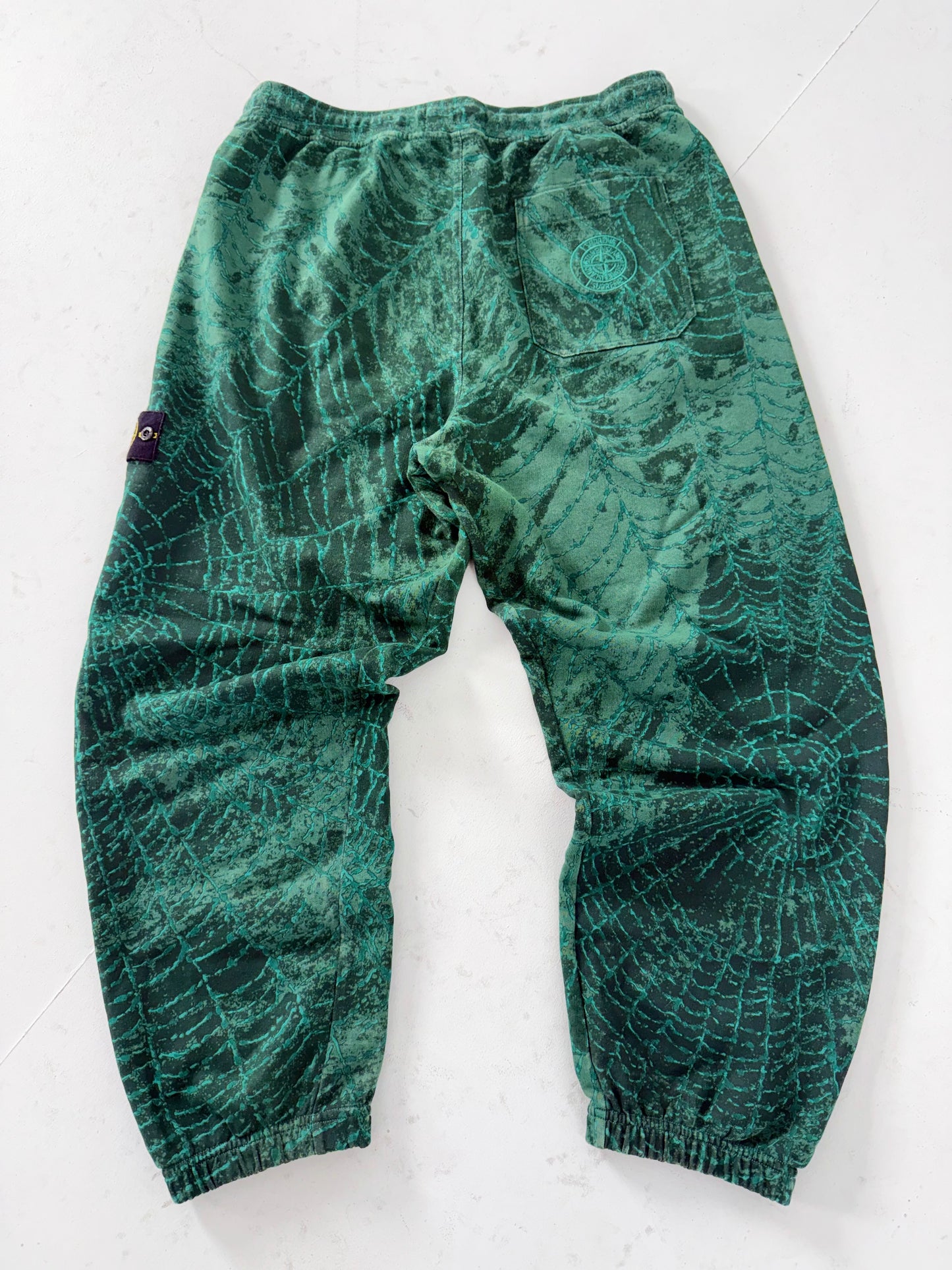 AW23 Stone Island x Supreme Spiderweb sweatpants - Large