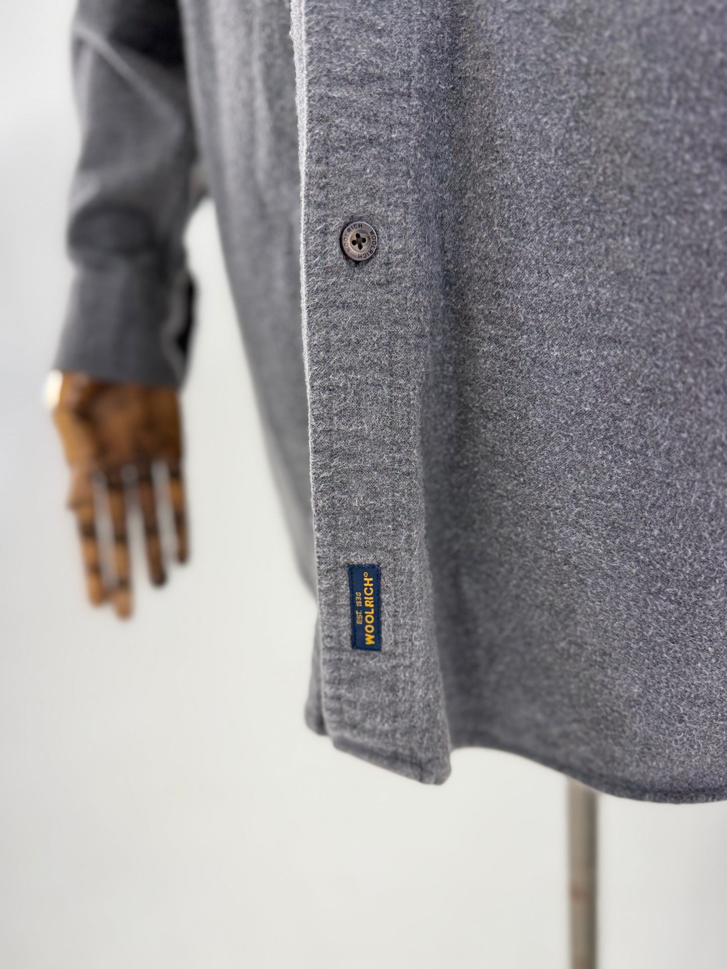 Vintage Woolrich Woollen mills Fleece overshirt - Large
