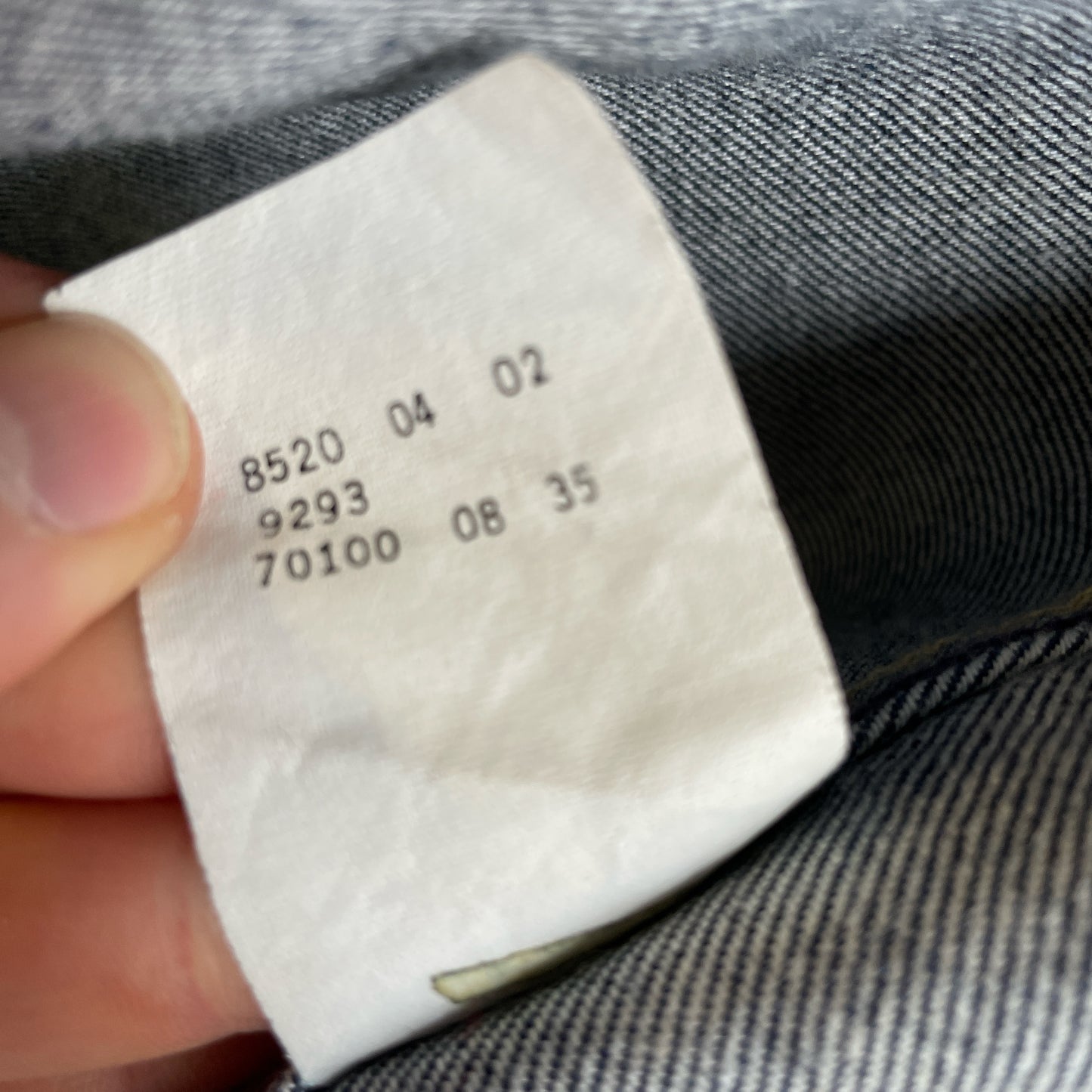 Levi’s Engineered ‘Twisted’ denim jacket (L)