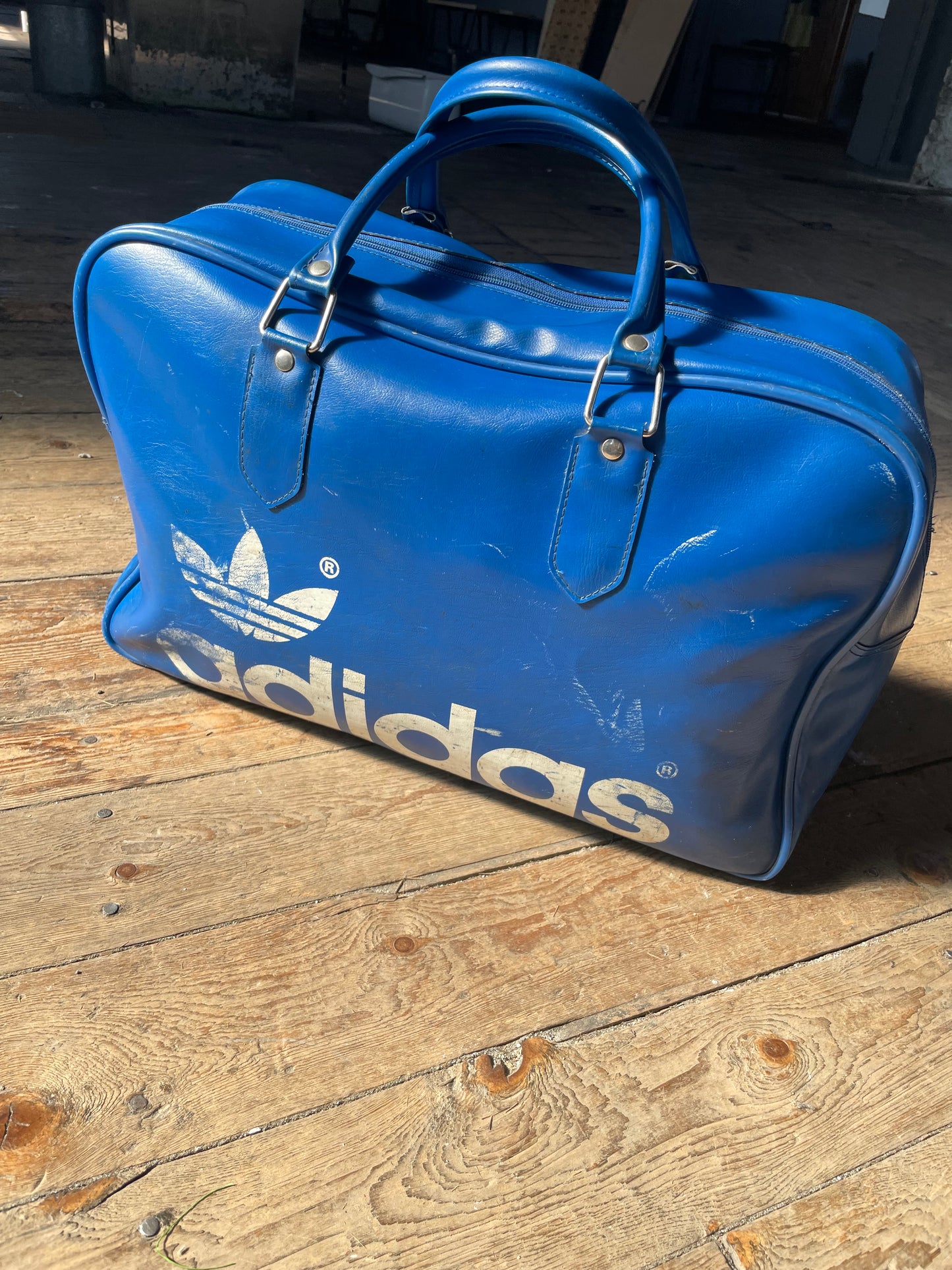 1970s Adidas Peter Black holdall