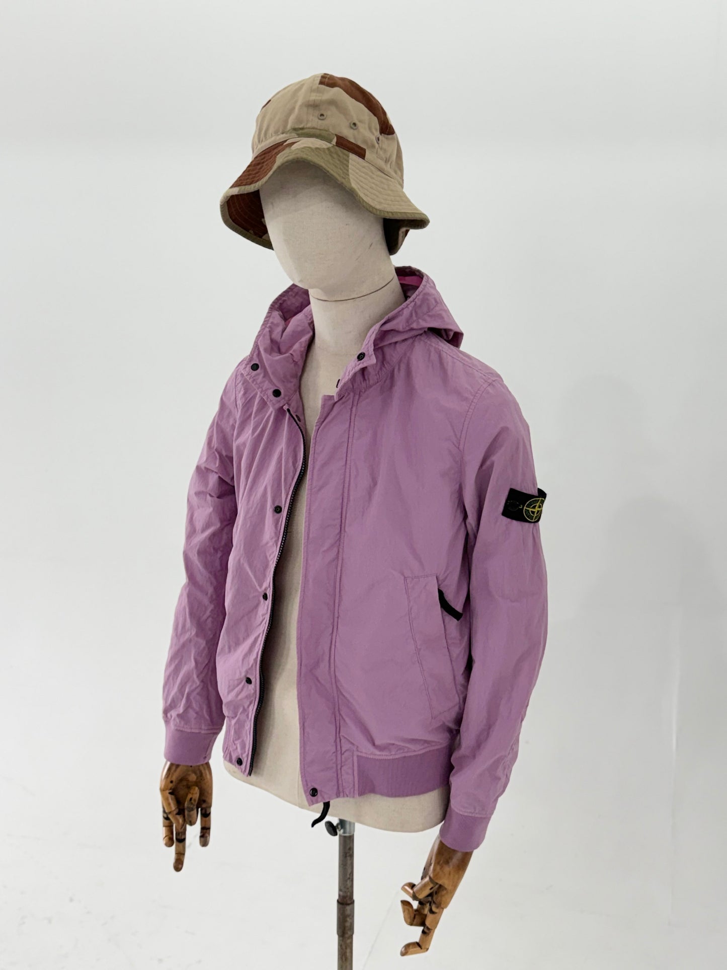 Stone Island Junior crinkle reps jacket (Age 14)