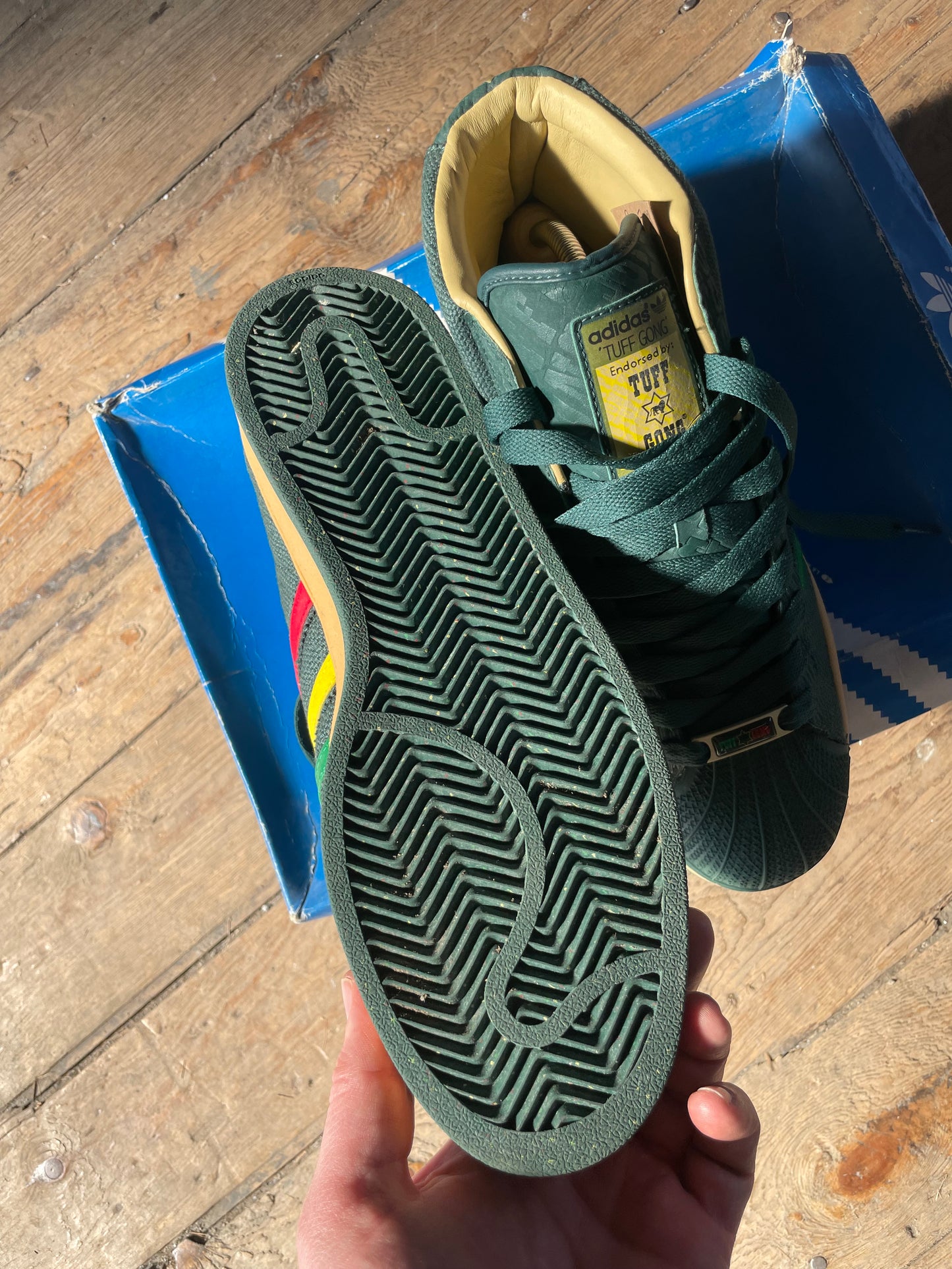 2007 Adidas Superstar Pro Model x Tuff Gong Bob Marley (UK9)