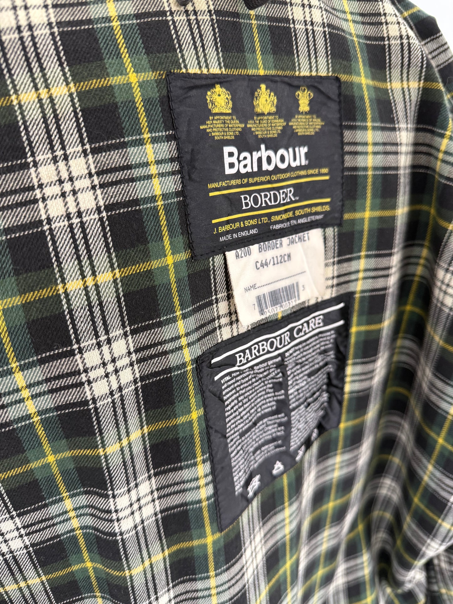 1993 Barbour Boarder waxed jacket (44”)