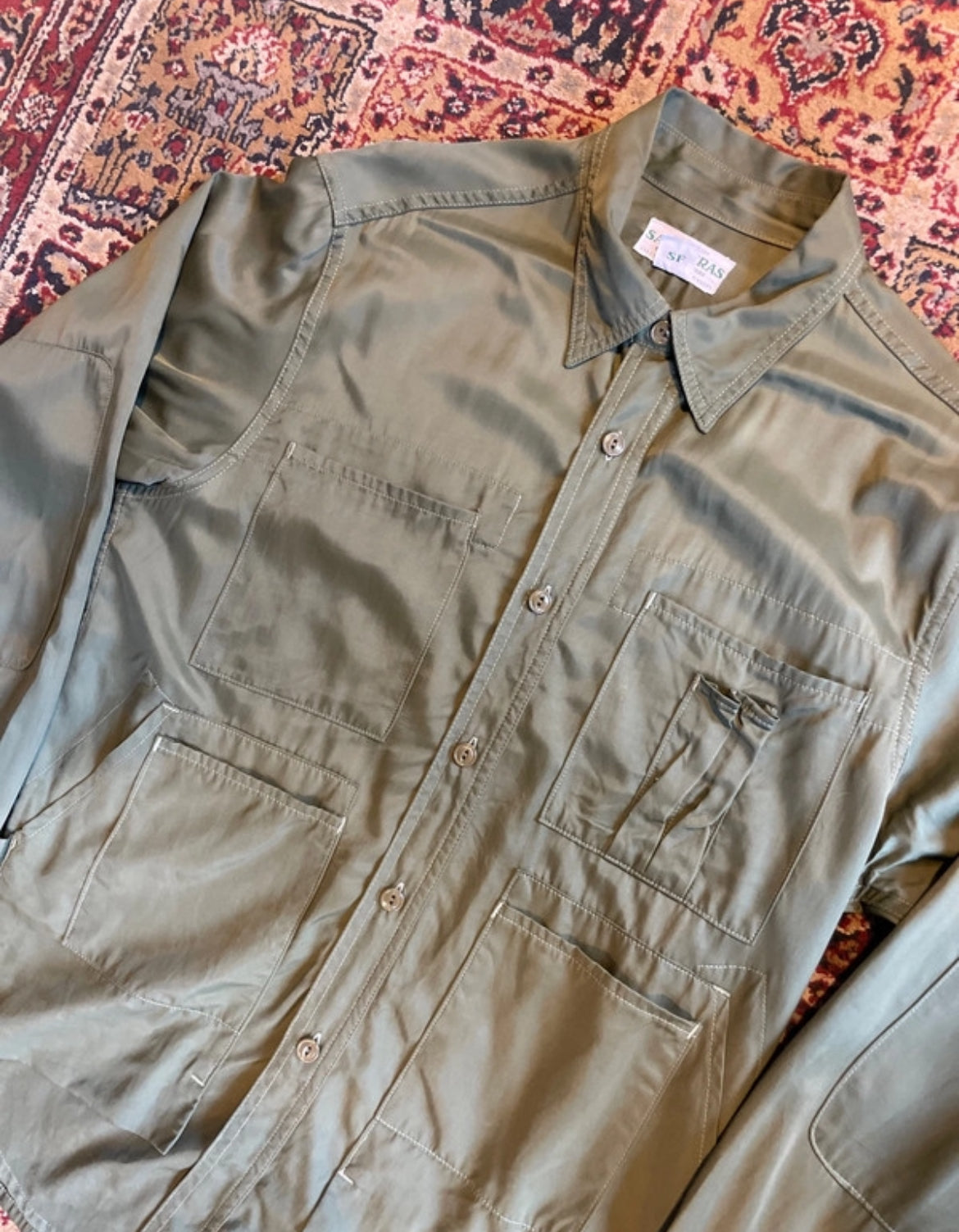 Sassafras Puzzle Ring multipocket shirt (L)