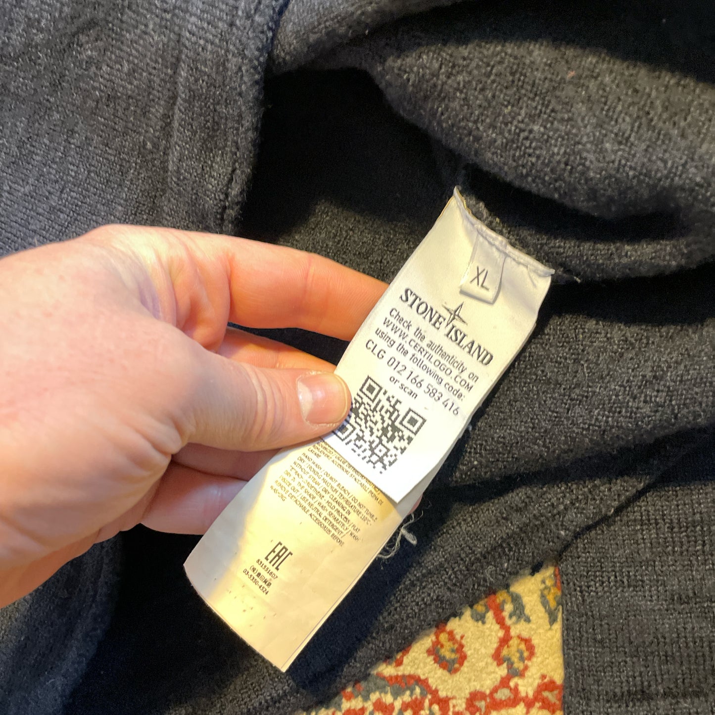 2010 Stone Island wool knitwear jumper  (XL)