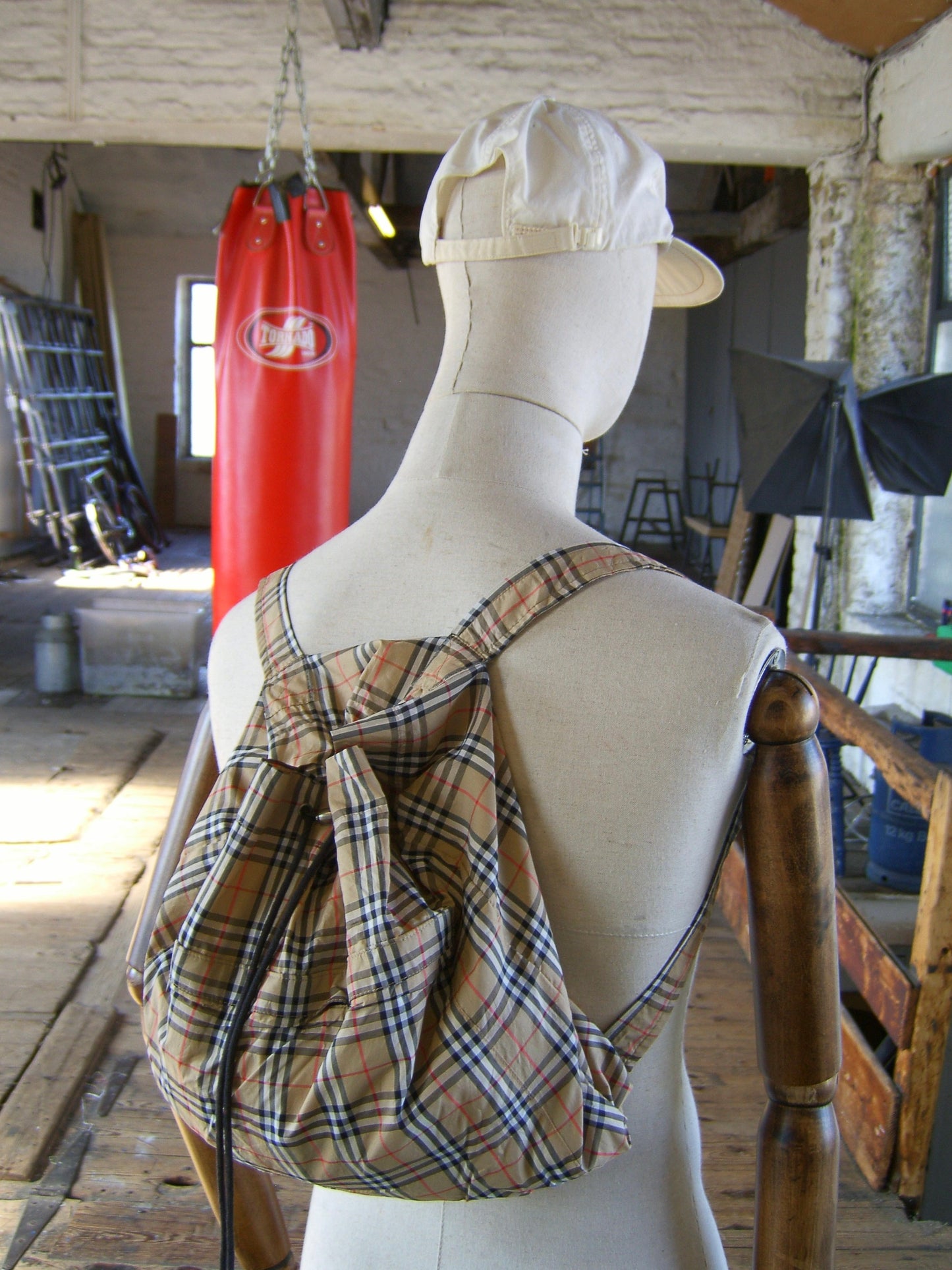 Vintage 00s Burberry London lightweight convertible jacket (L)