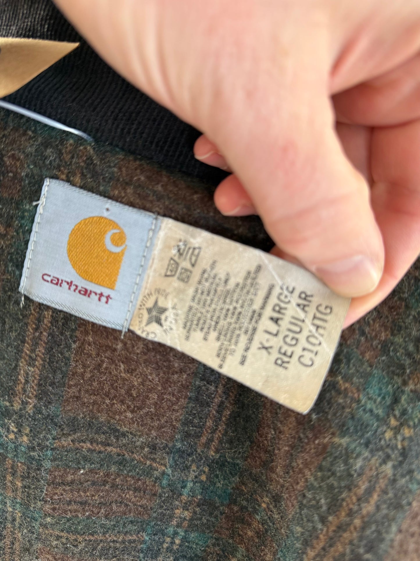 1990s Carhartt C10 Barn jacket Heritage Green (XL)