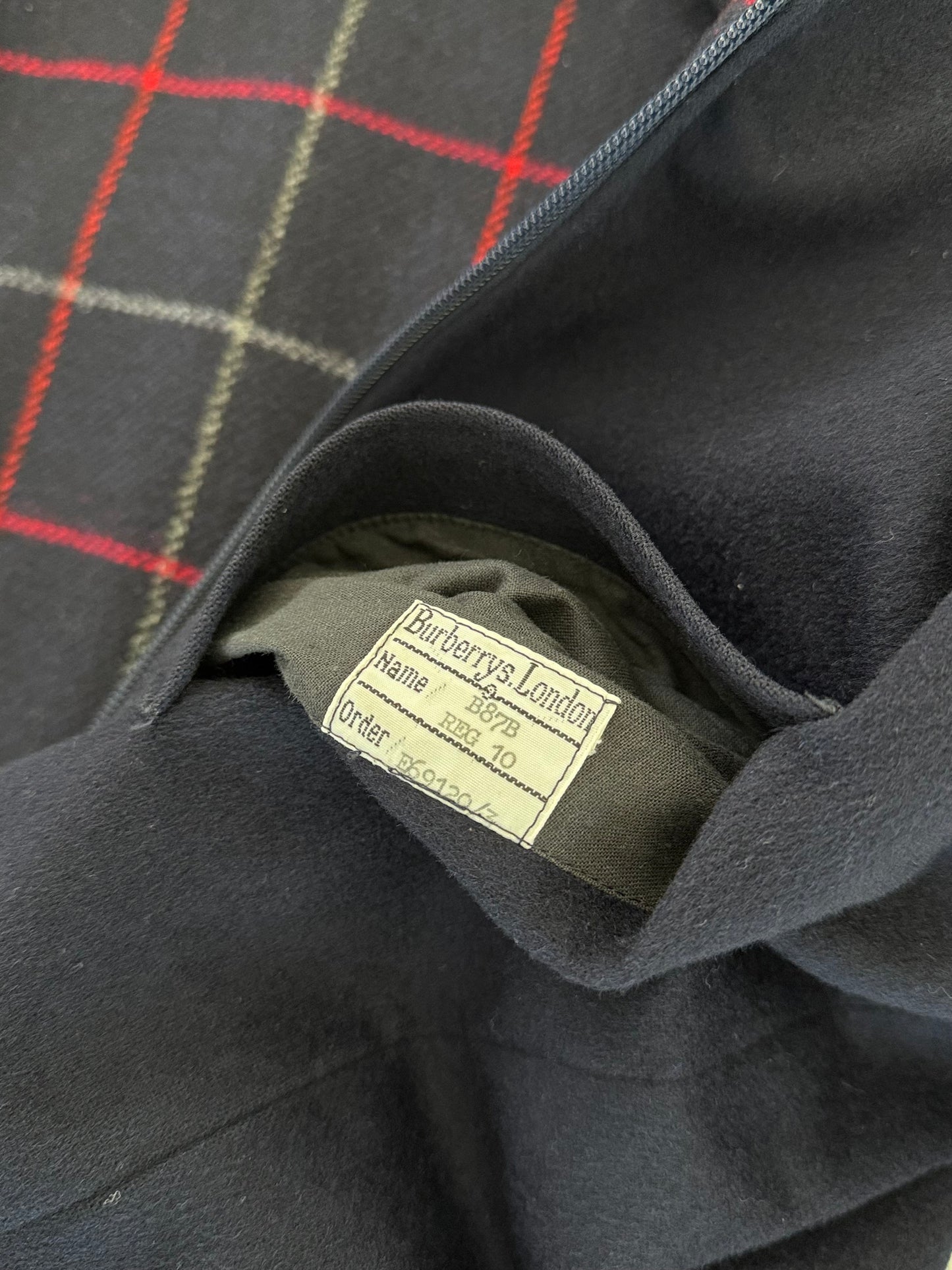 Early 90s Burberry Prorsum wool Alpaca mix Harrington bomber jacket - UK 10 (Ladies)