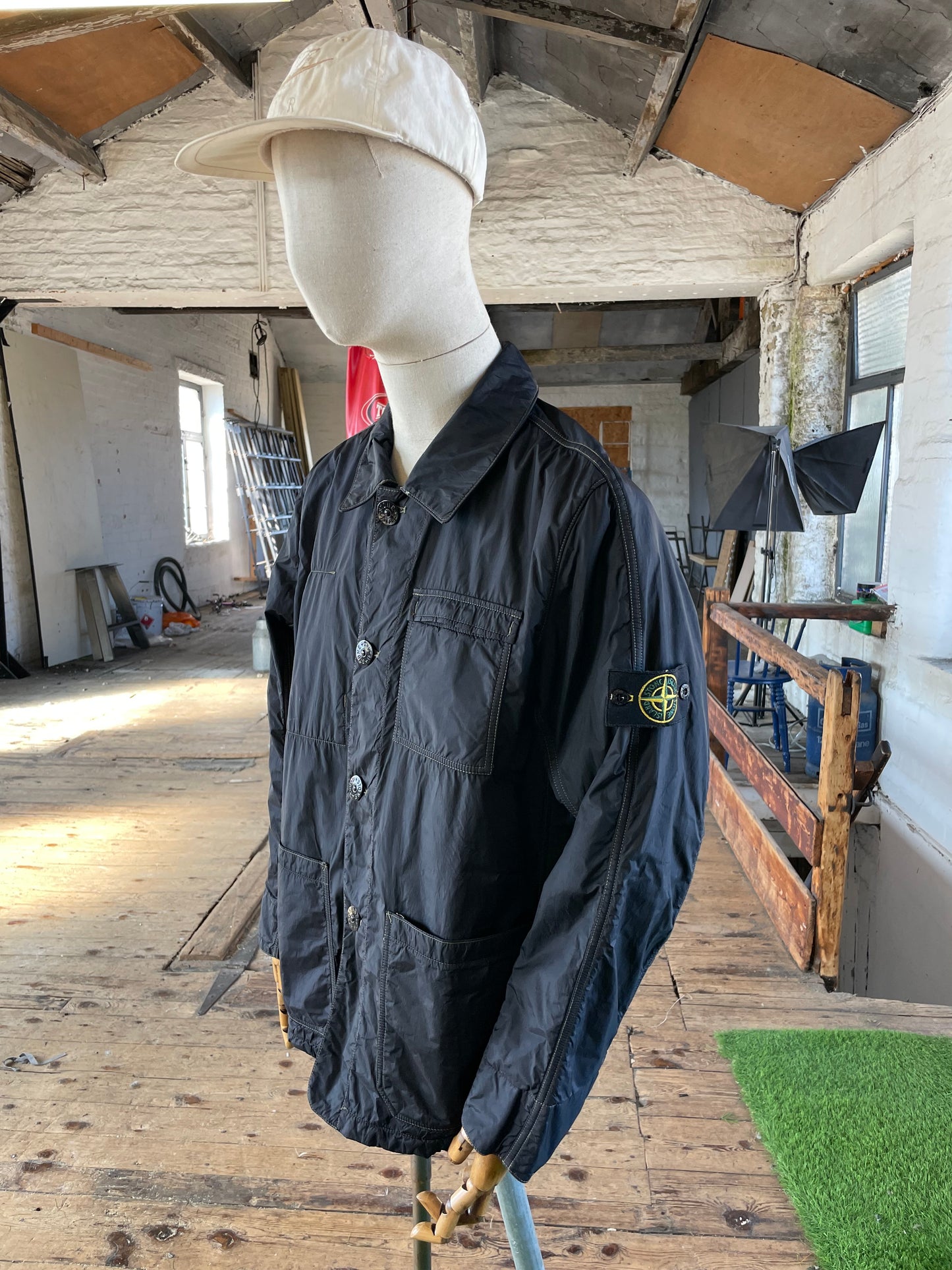 2011 Stone Island Nylon Metal work shirt (L)