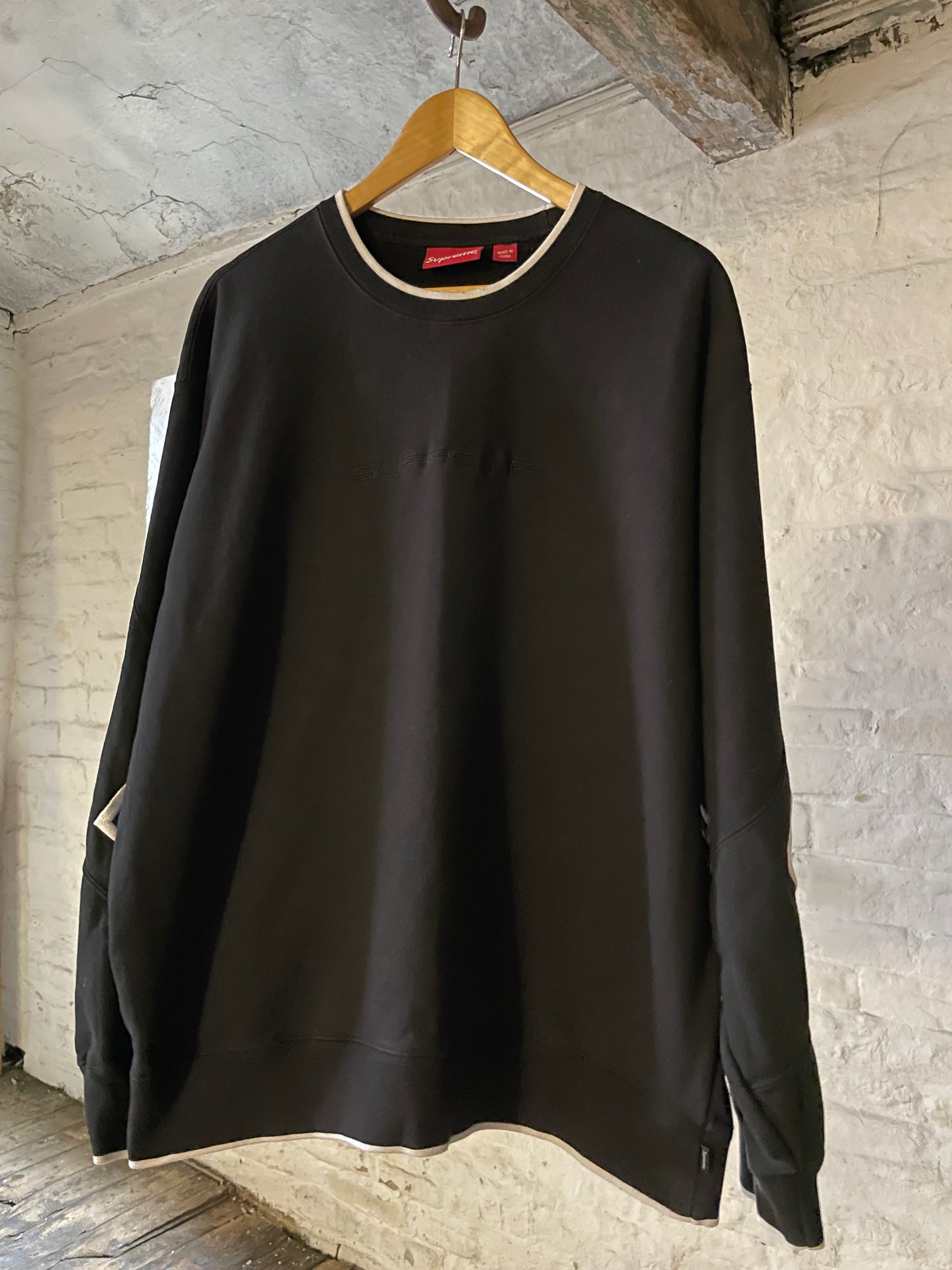 AW22/23 Supreme Heavyweight spell out sweatshirt (L)