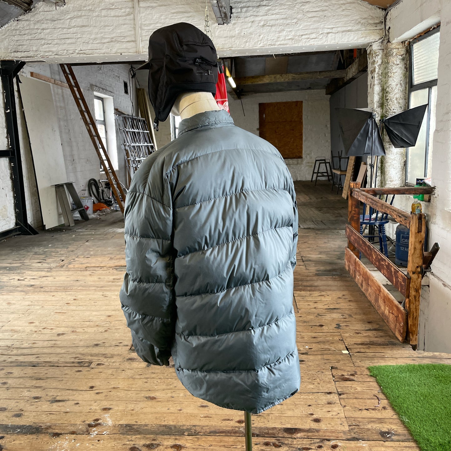 90s Stussy down overshirt / jacket (XL)