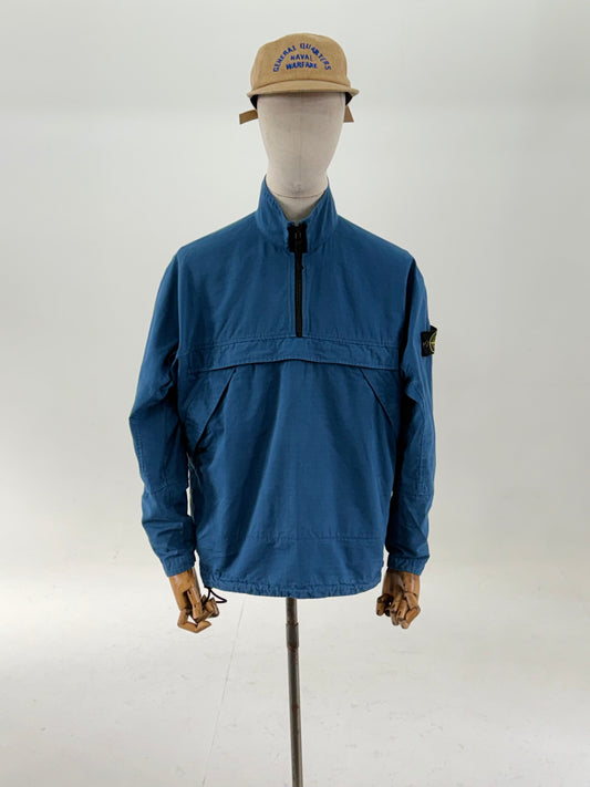 Stone Island AW2020 1/4 Zip Ripstop smock overshirt (S)