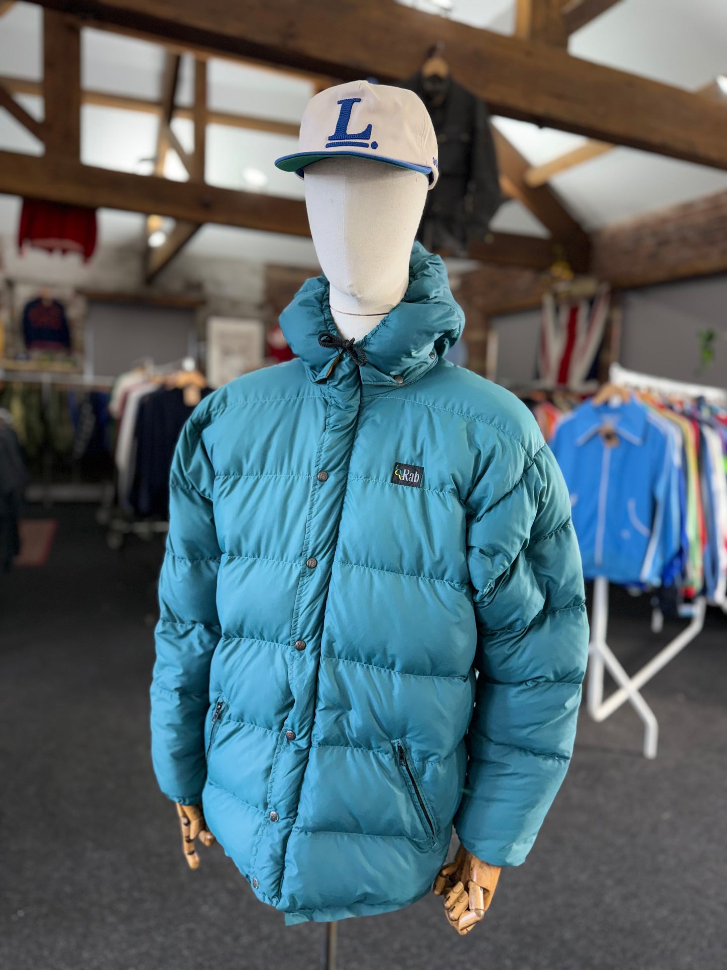Vintage 90s Rab Pertex Duck down puffer jacket