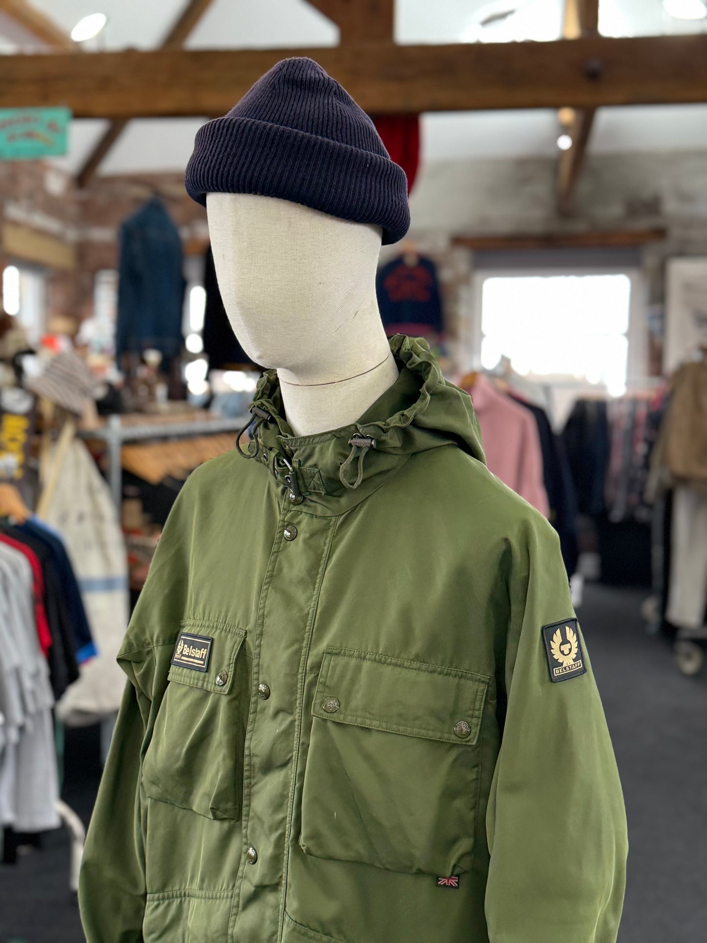 Belstaff Dual Parka - Rifle Green (UK 40)