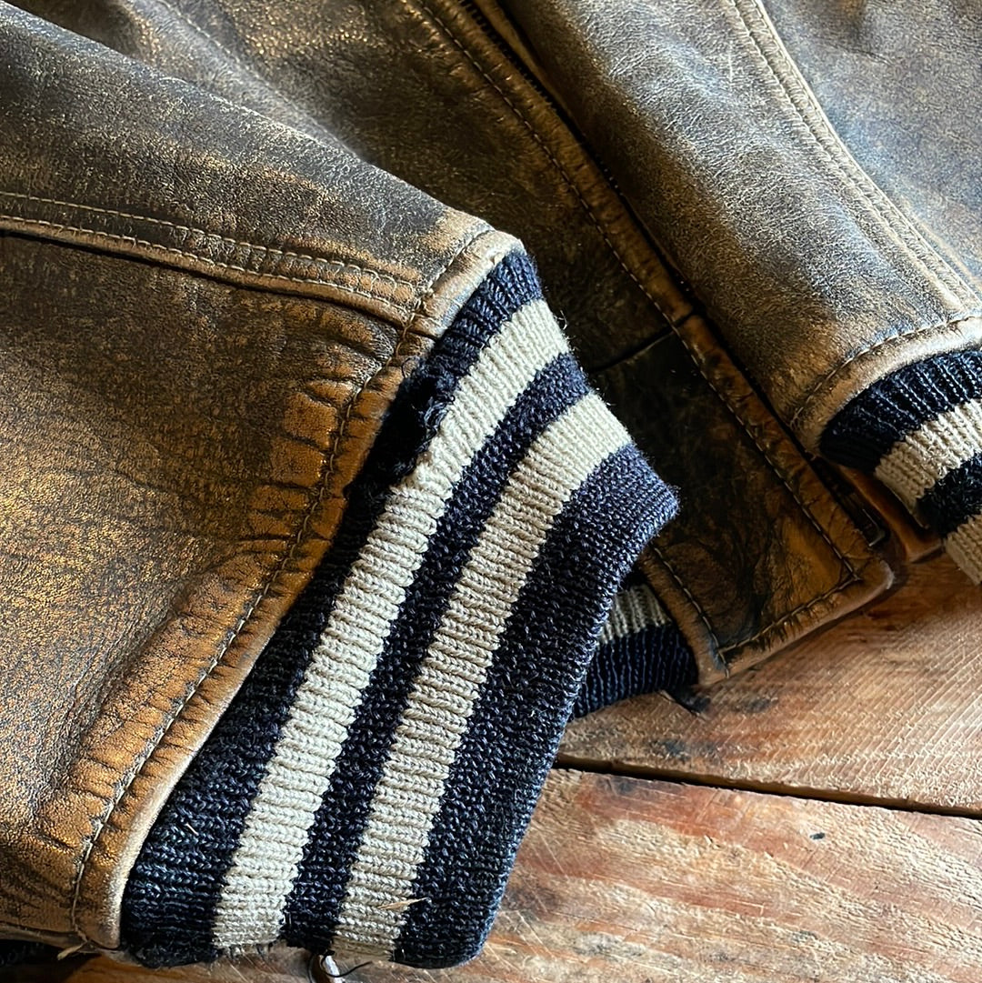 Chevignon Leather bomber jacket (XXL)