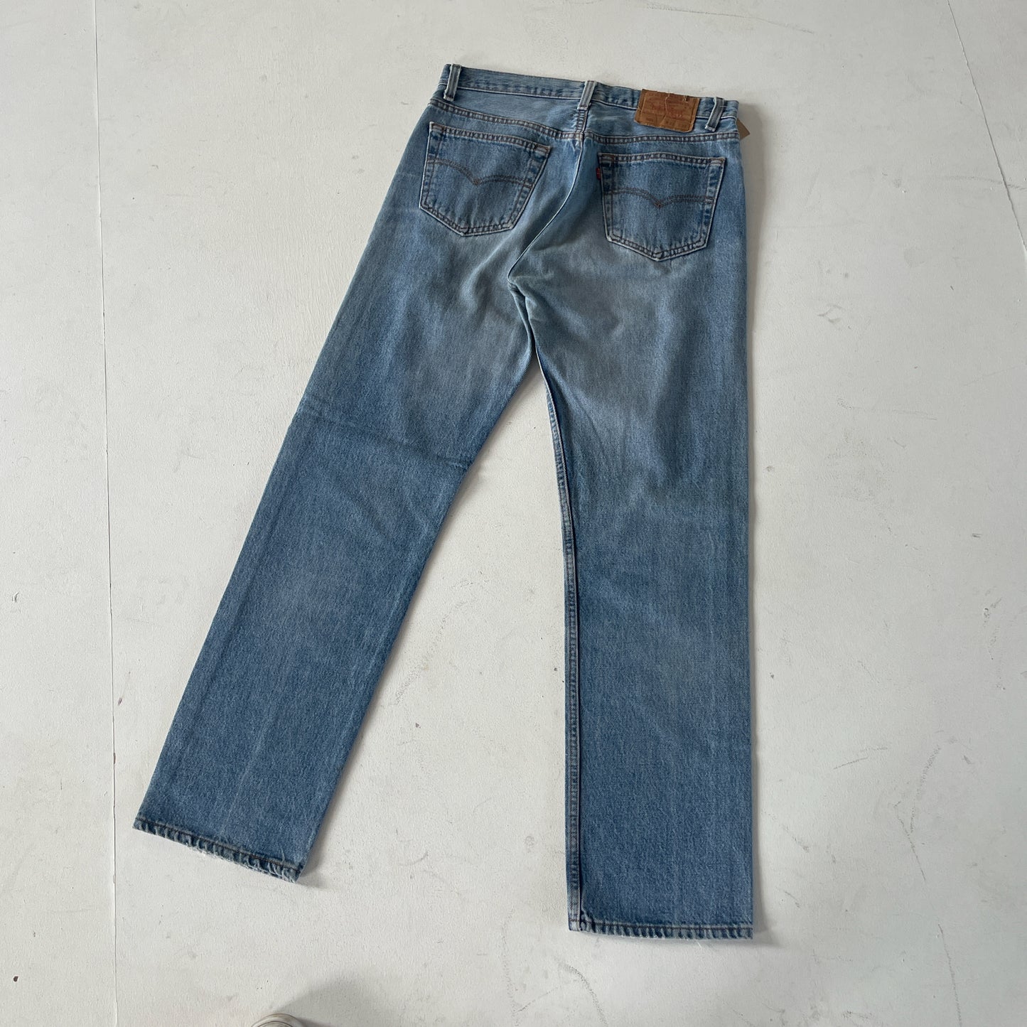 Vintage 1991 Levi’s 501 stonewashed blue jeans 33 x 32