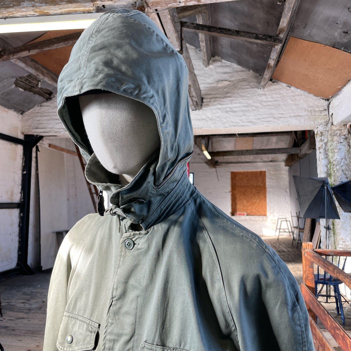 1956 dated U.S Airforce OG-107 Sateen deck jacket - (M)