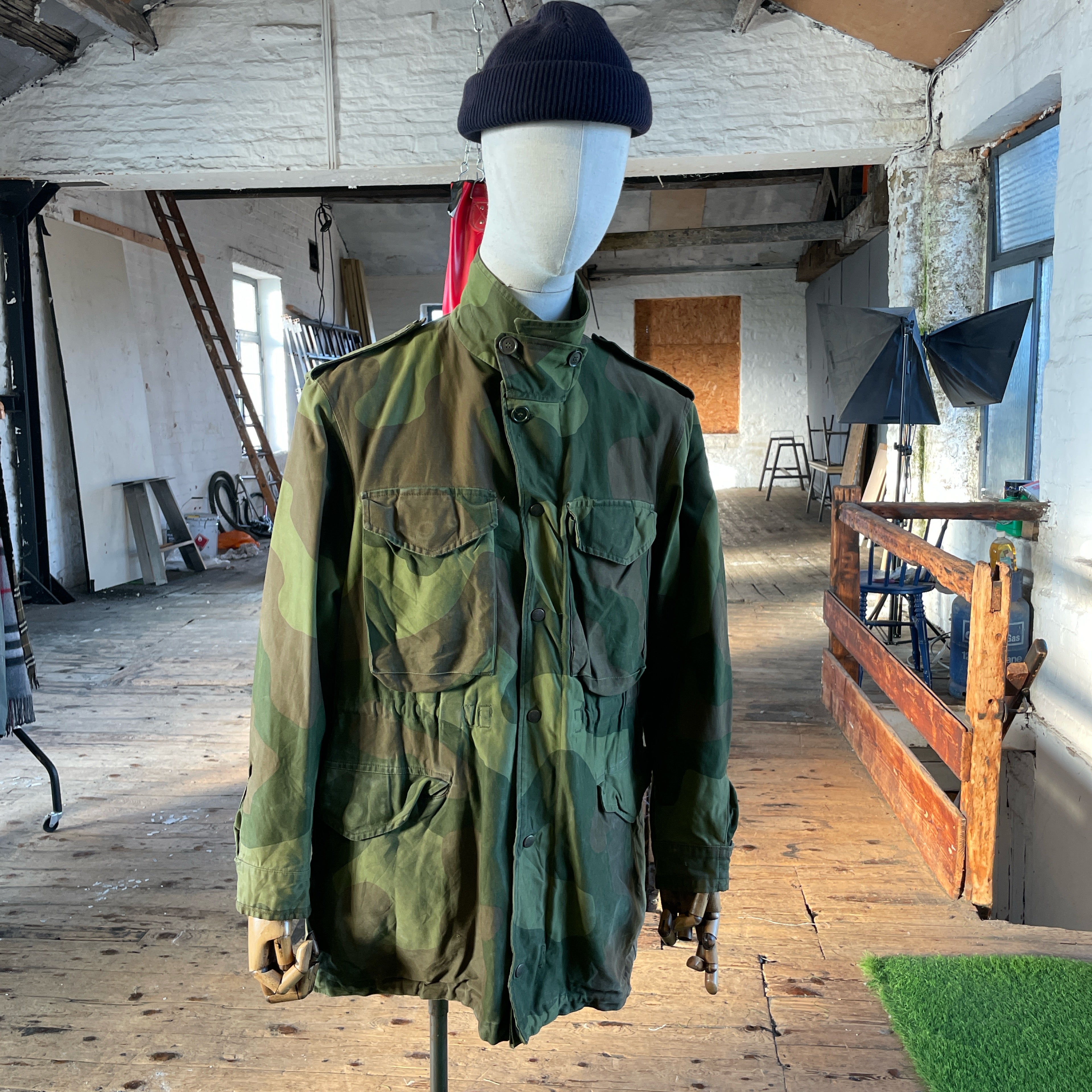 Vintage Norwegian M75 camo field jacket - (M