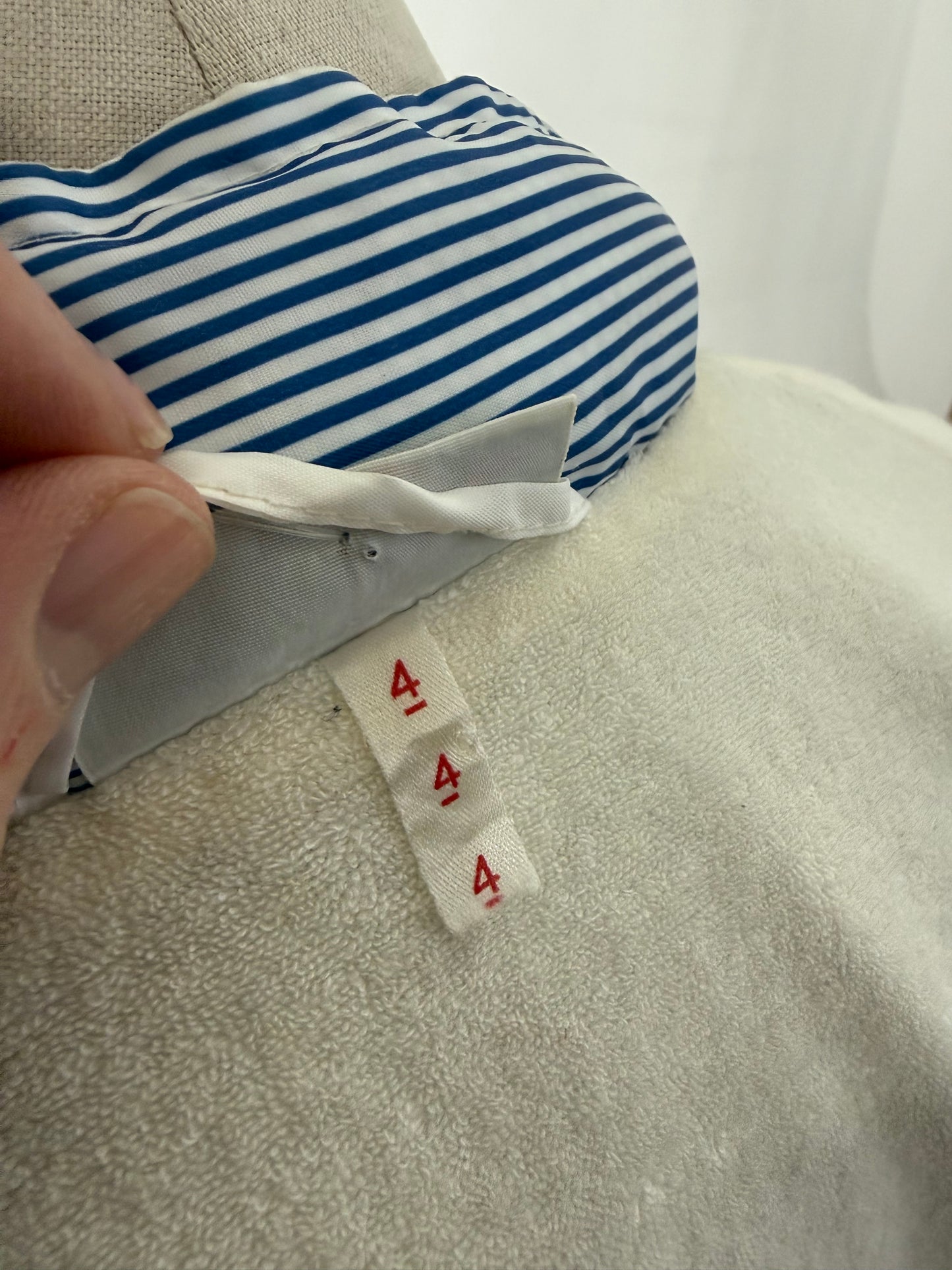 1980s Chemise Lacoste candy stripe jacket (size 4)