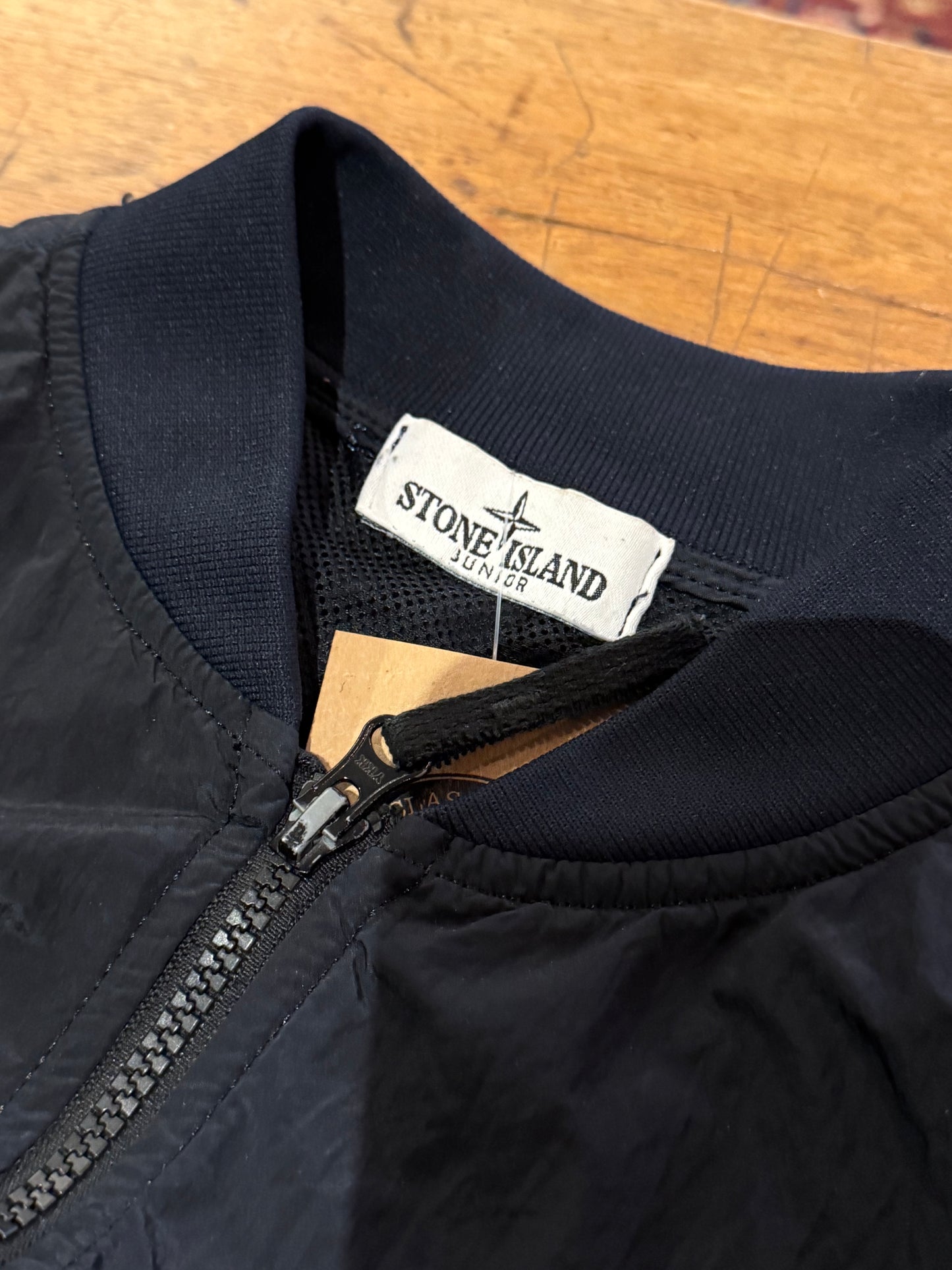 Stone Island Junior nylon metal shimmer bomber jacket (Age 14)