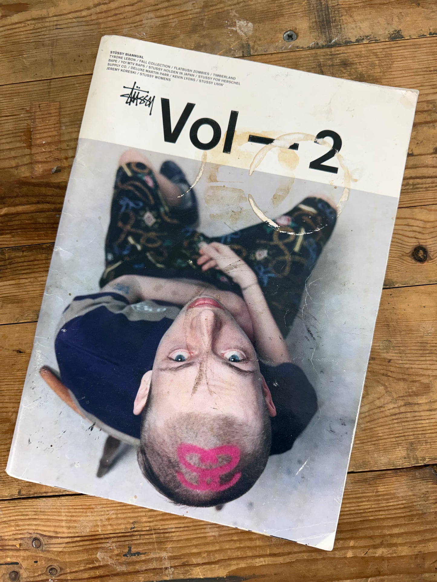 2013 Deadstock Stüssy No4 camo check tee (L/XL)