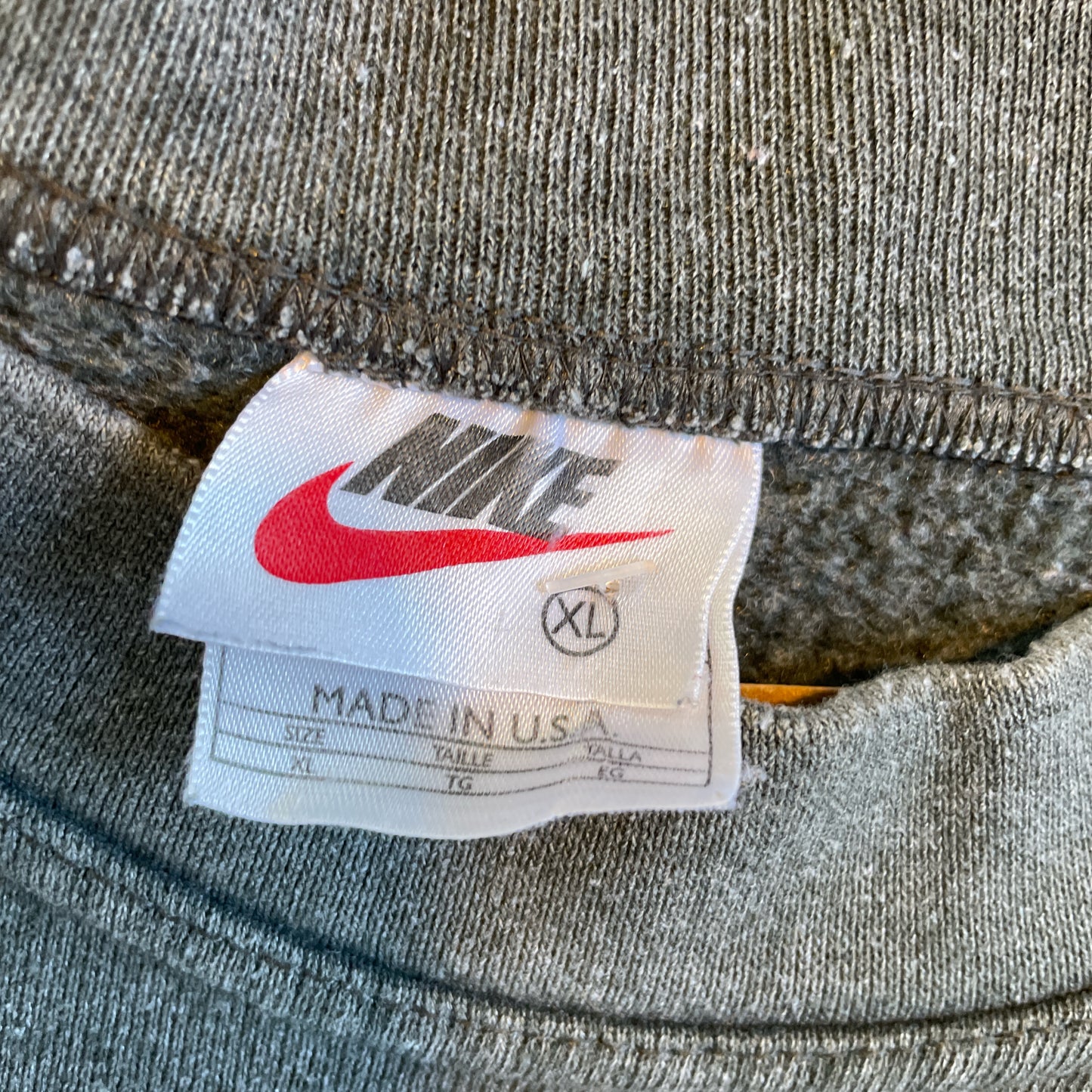 90s Nike sweatshirt Made in USA (XL)