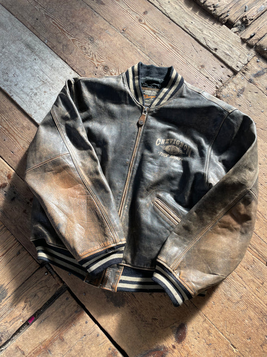 Chevignon Leather bomber jacket (XXL)