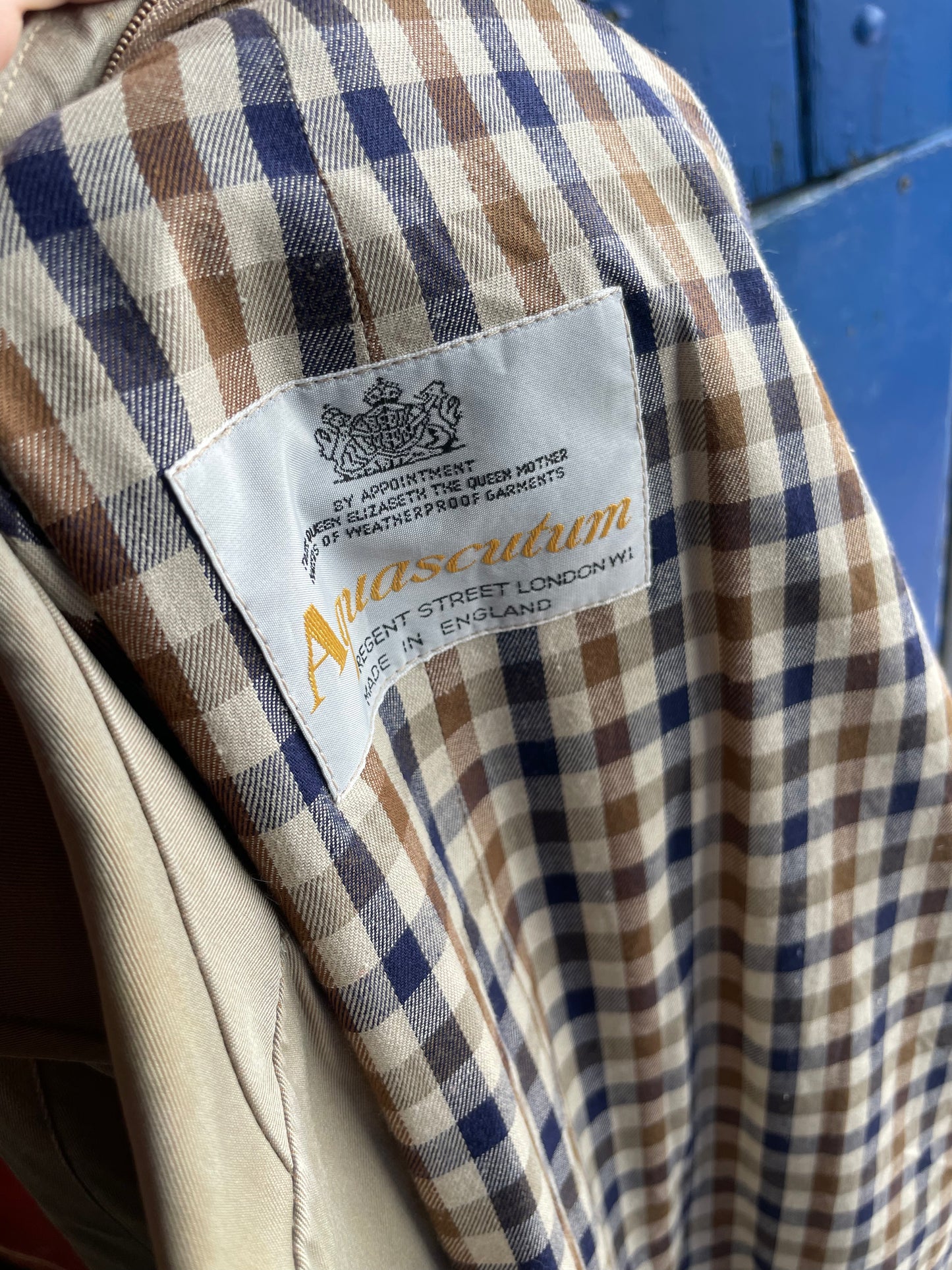1980s Aquascutum Aqua 5 Trench coat (34” short)