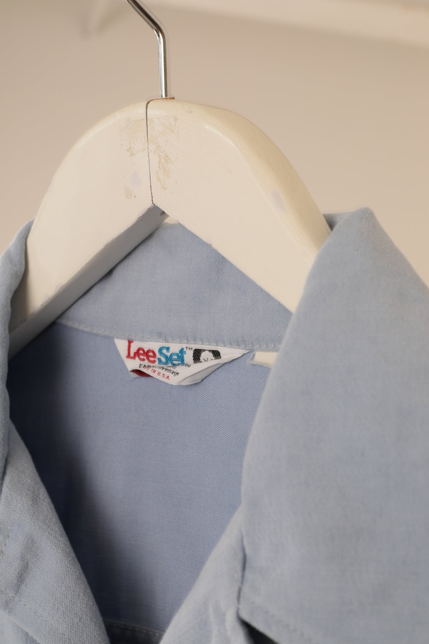 1970s Lee light denim western overshirt jacket