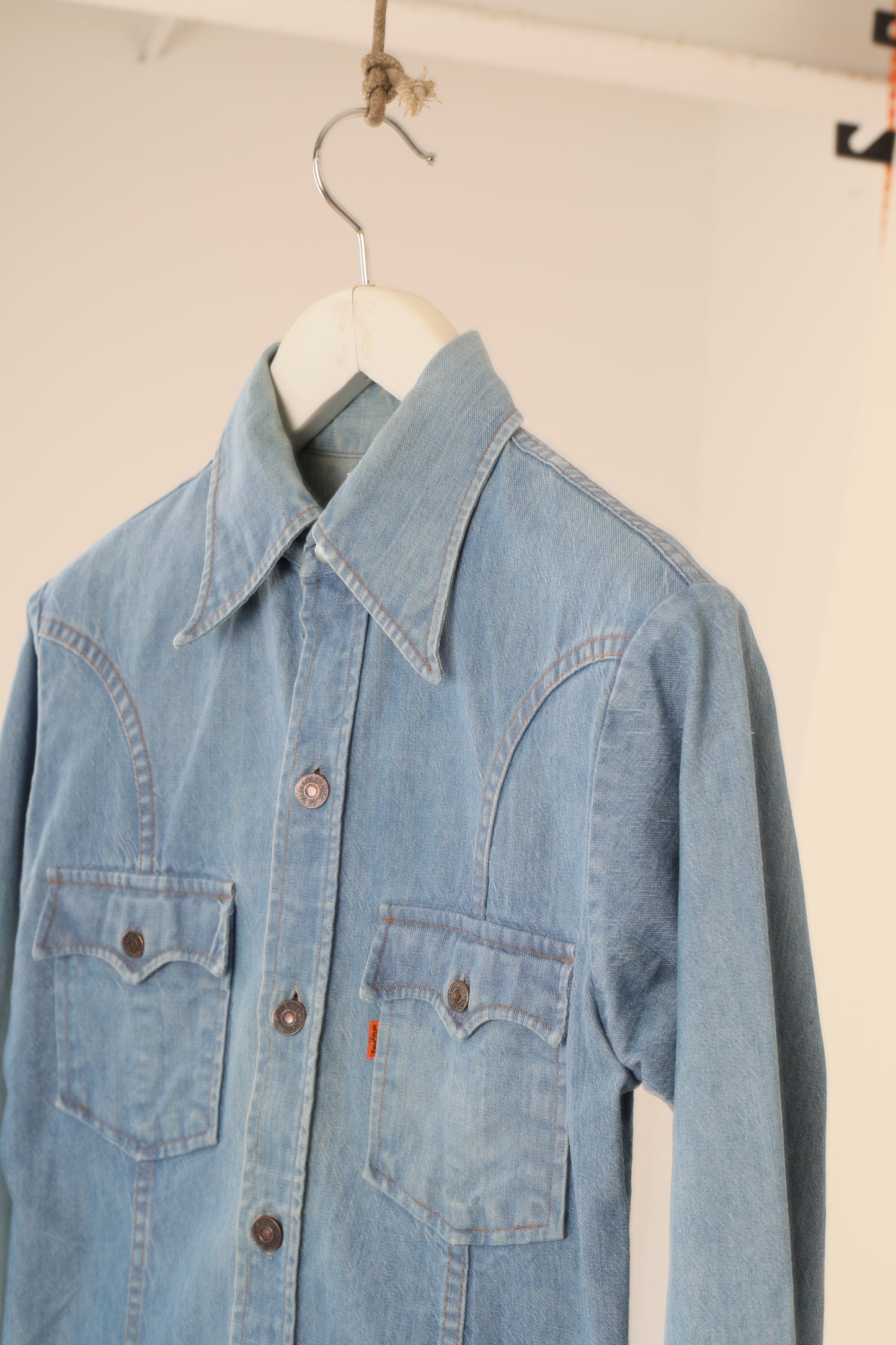 1970s Levi's orange tab western shirt - Made in USA