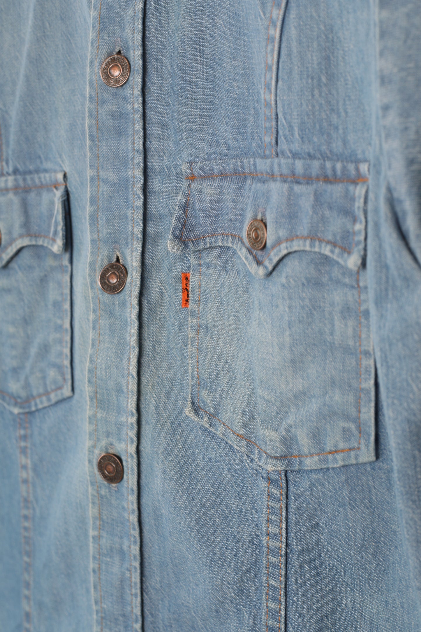 1970s Levi's orange tab western shirt - Made in USA