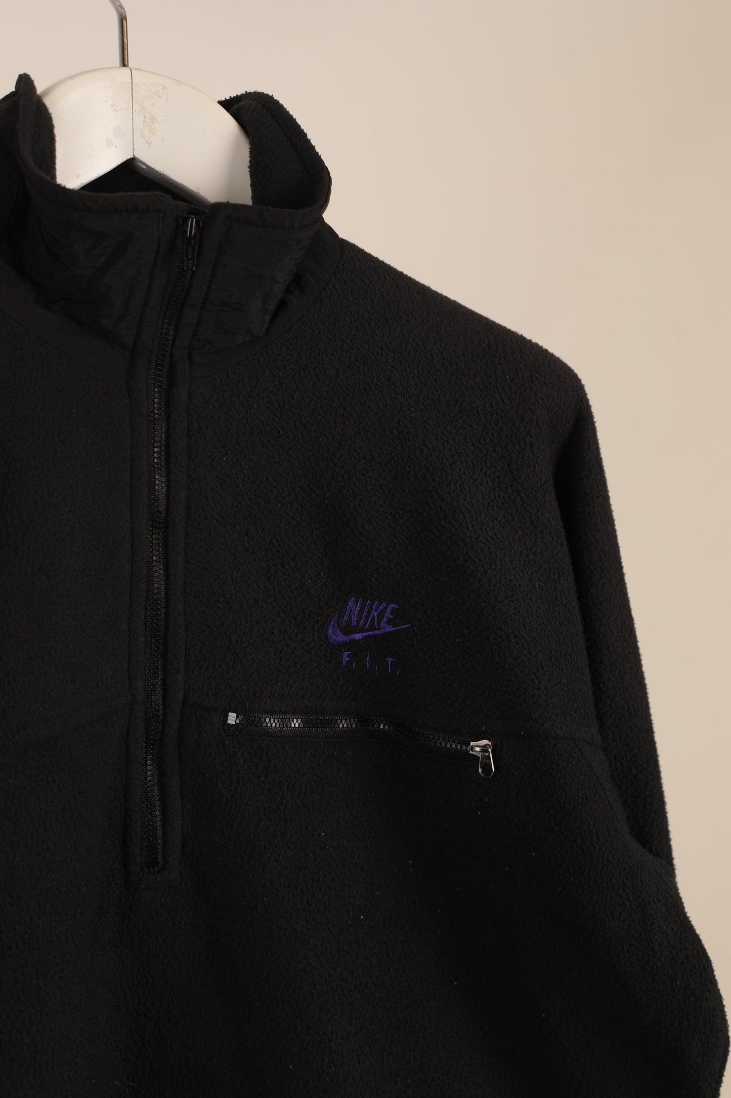 90s Nike FIT 1/4 zip fleece jacket