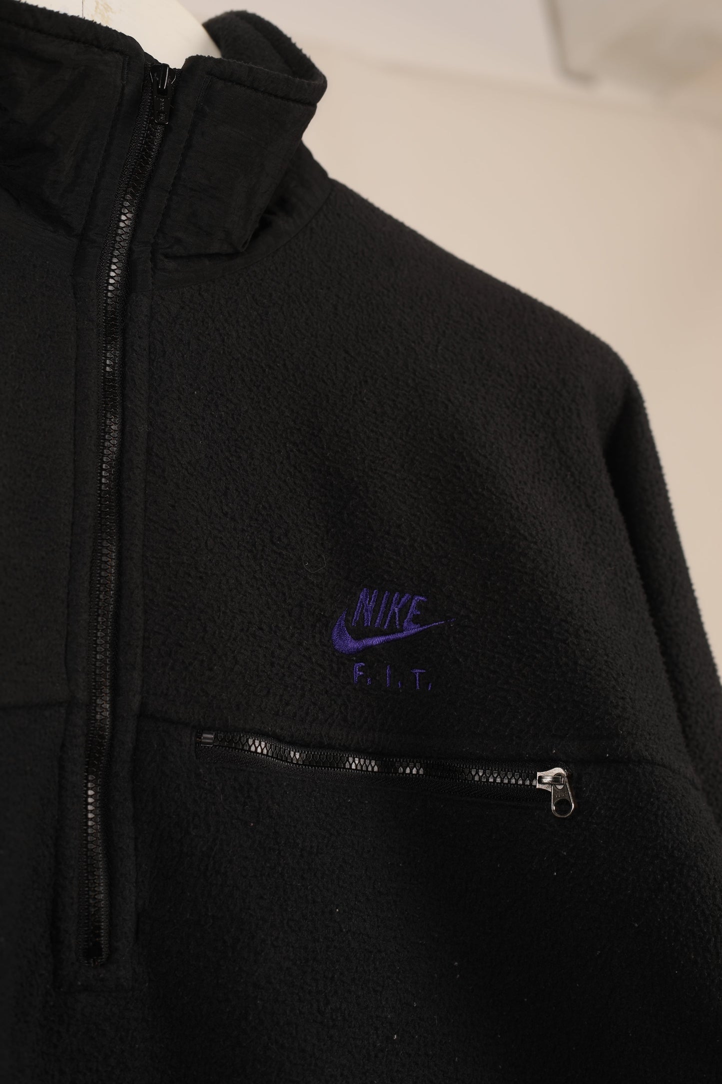 90s Nike FIT 1/4 zip fleece jacket