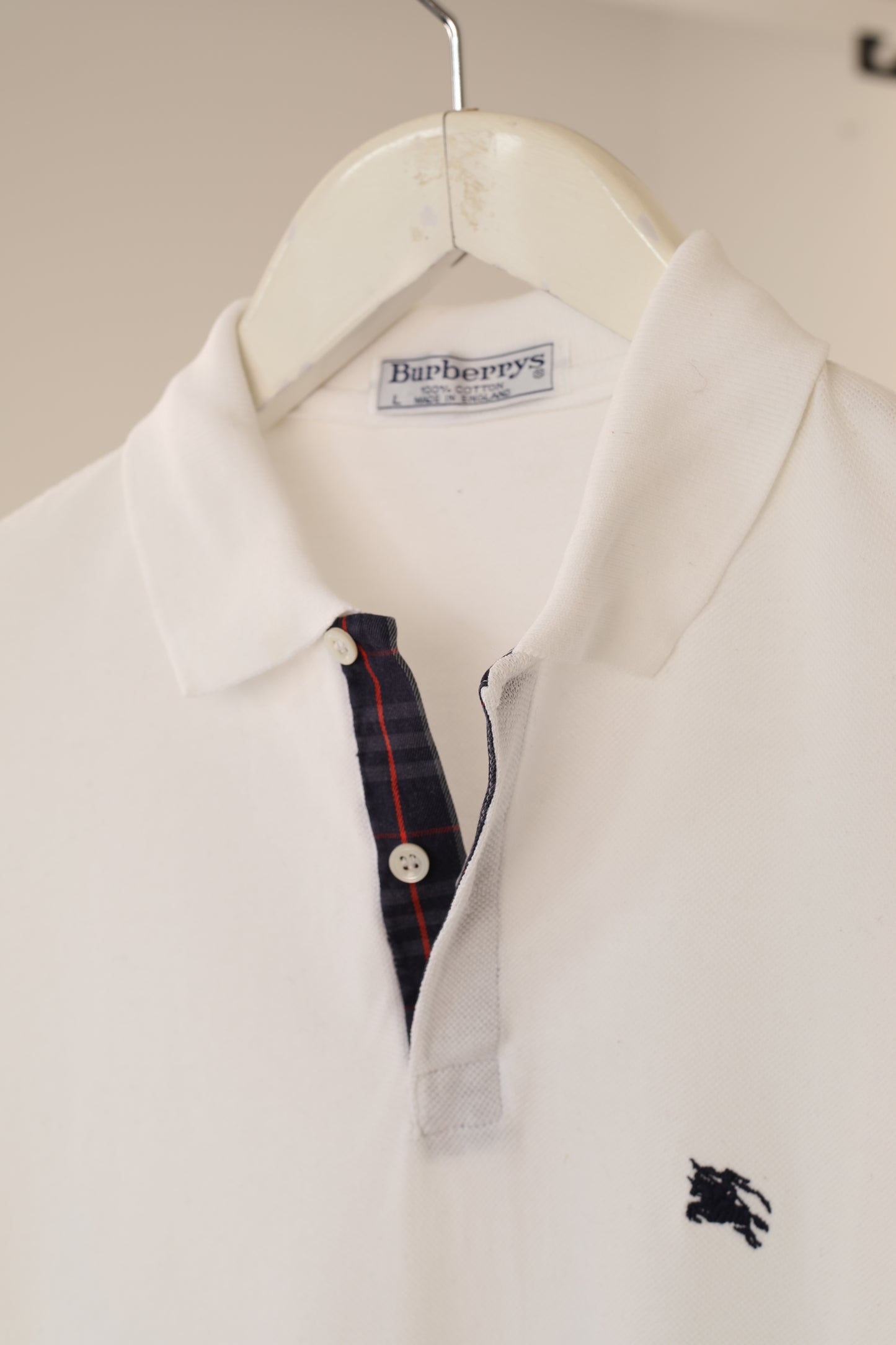 Vintage 90s Burberrys of London polo shirt