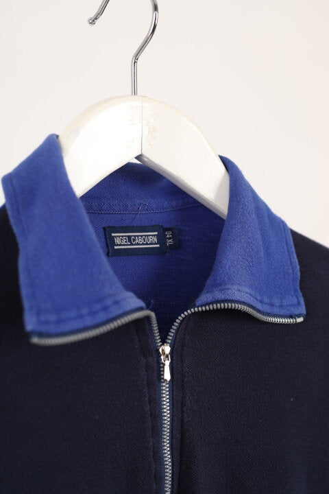 90s Nigel Cabourn 1/4 zip cotton sweatshirt