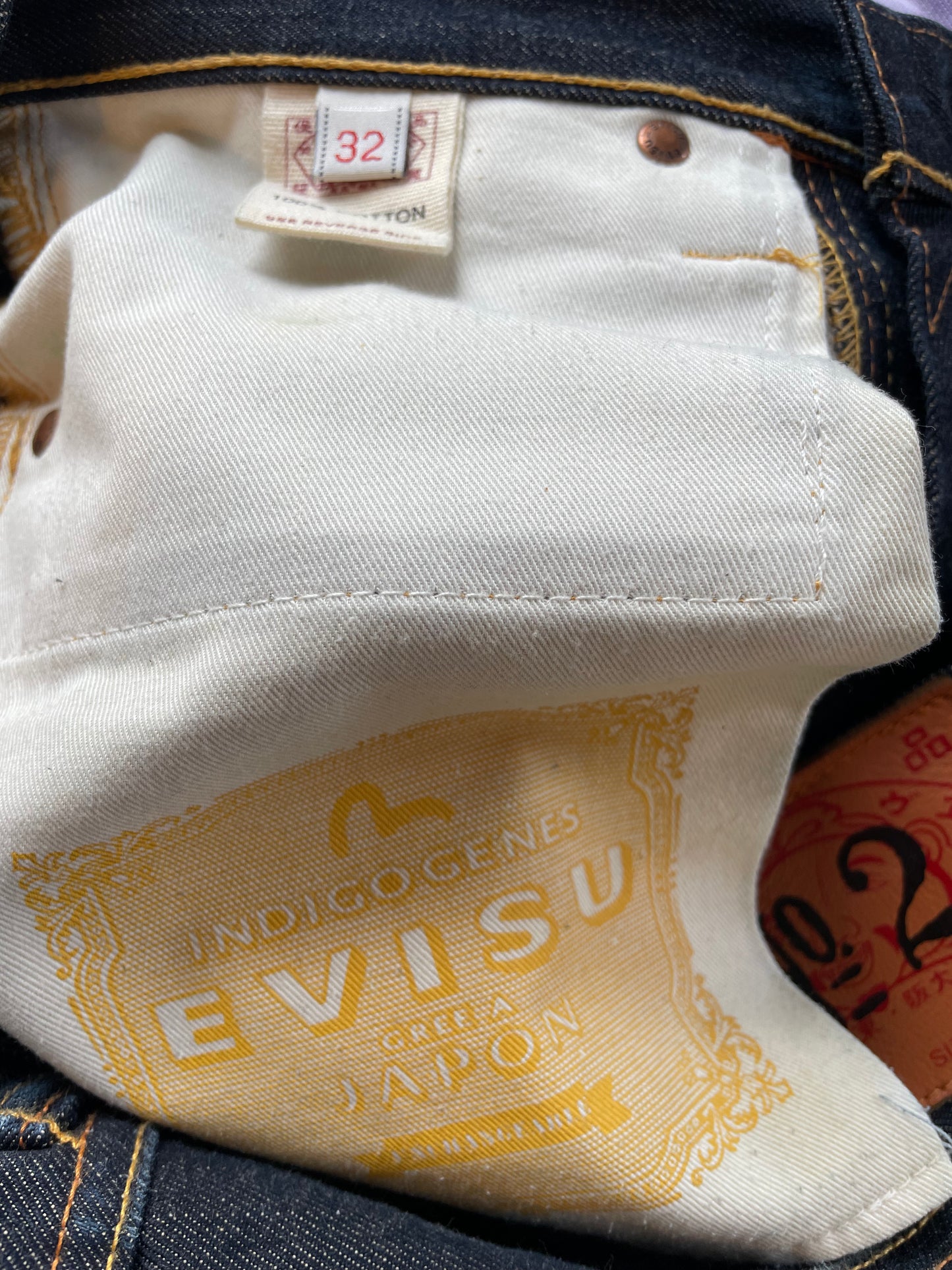 Evisu No_2 Lot 0001 Selvedge Denim jeans