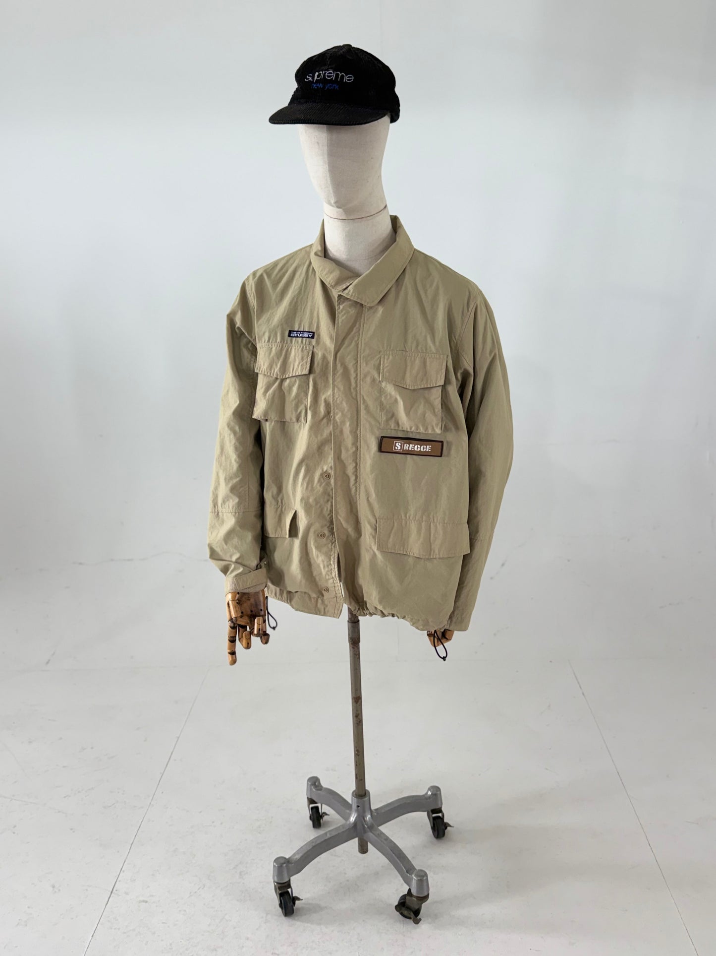 Vintage 90s Stüssy Japan M65 field jacket Large