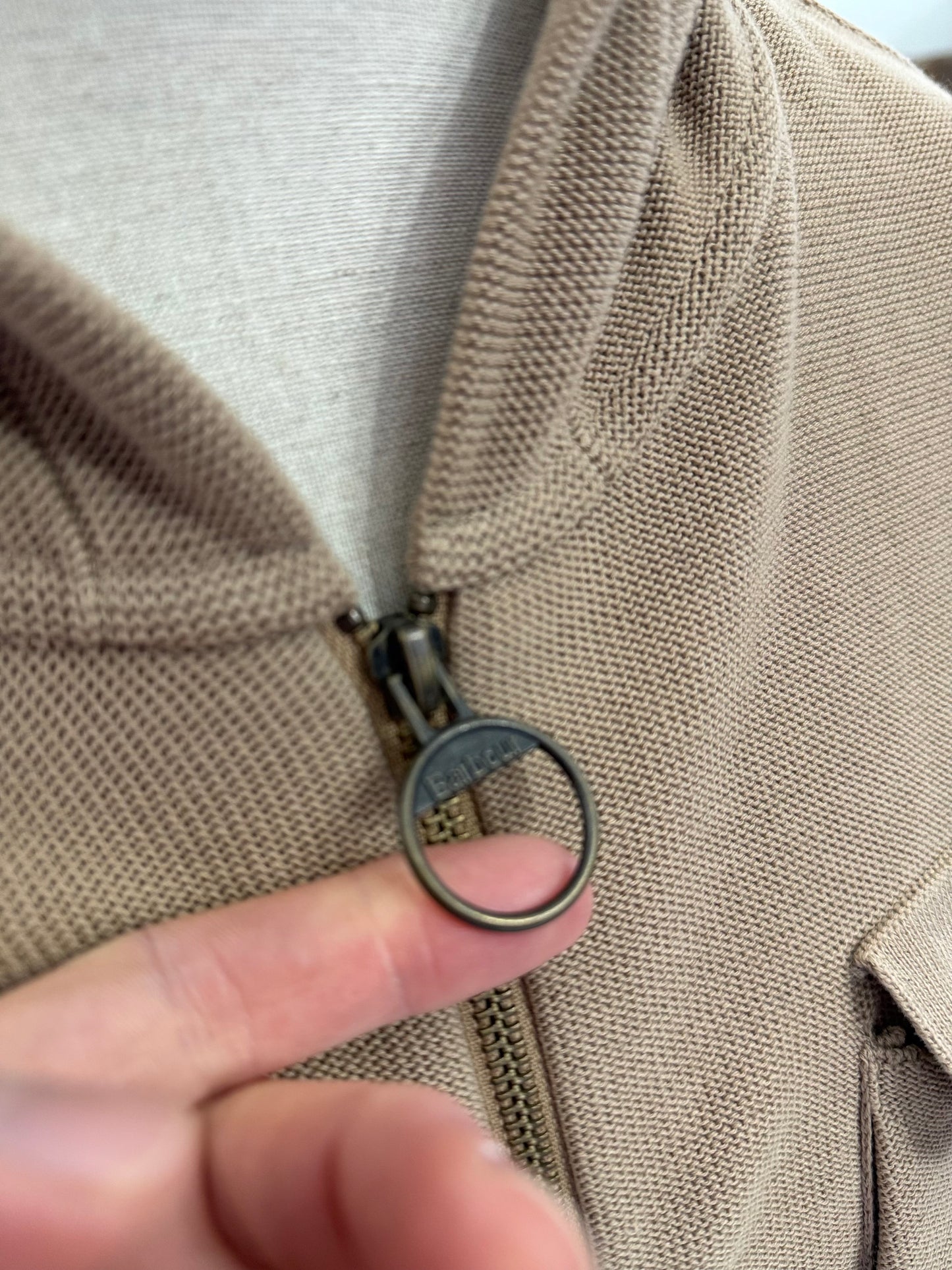 Barbour x To Ki To multi-pocket knitted hoodie - Medium (New)