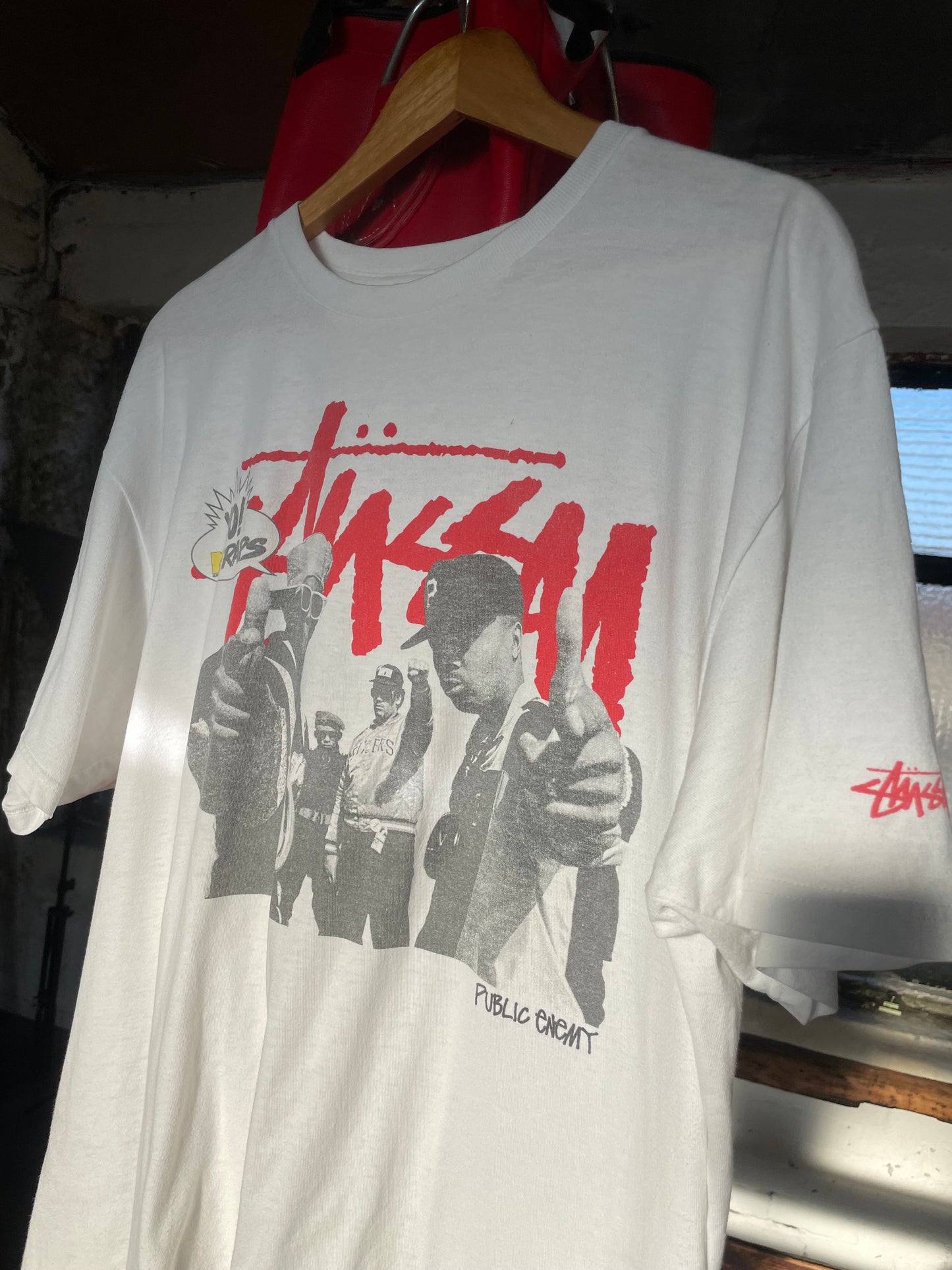 Stussy x Yo! MTV Raps Public Enemy shirt (L)