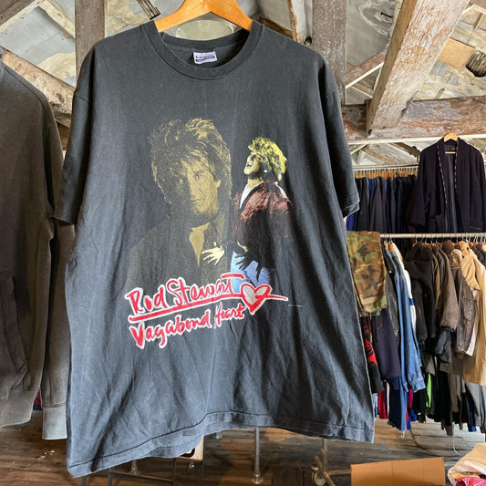 1991-92 Rod Stewart Vagabond Heart official tour tshirt