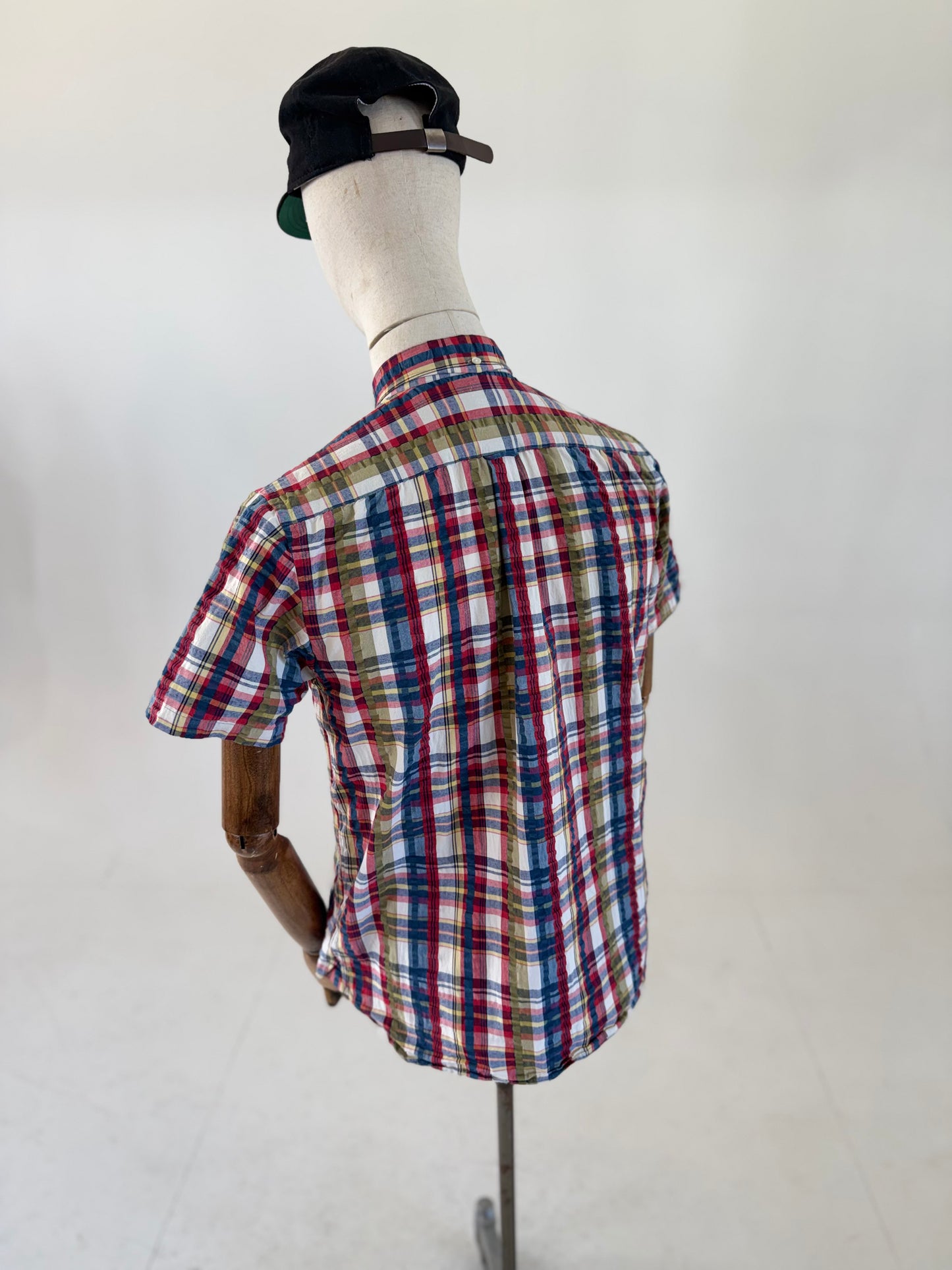 Beams Plus Indian Madras short sleeve shirt (Medium)