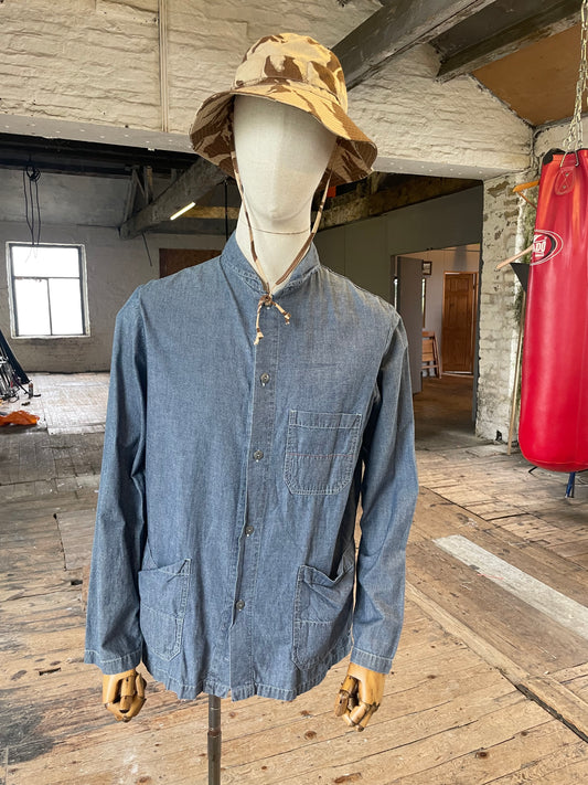 Universal Works shawl collar overshirt (S)