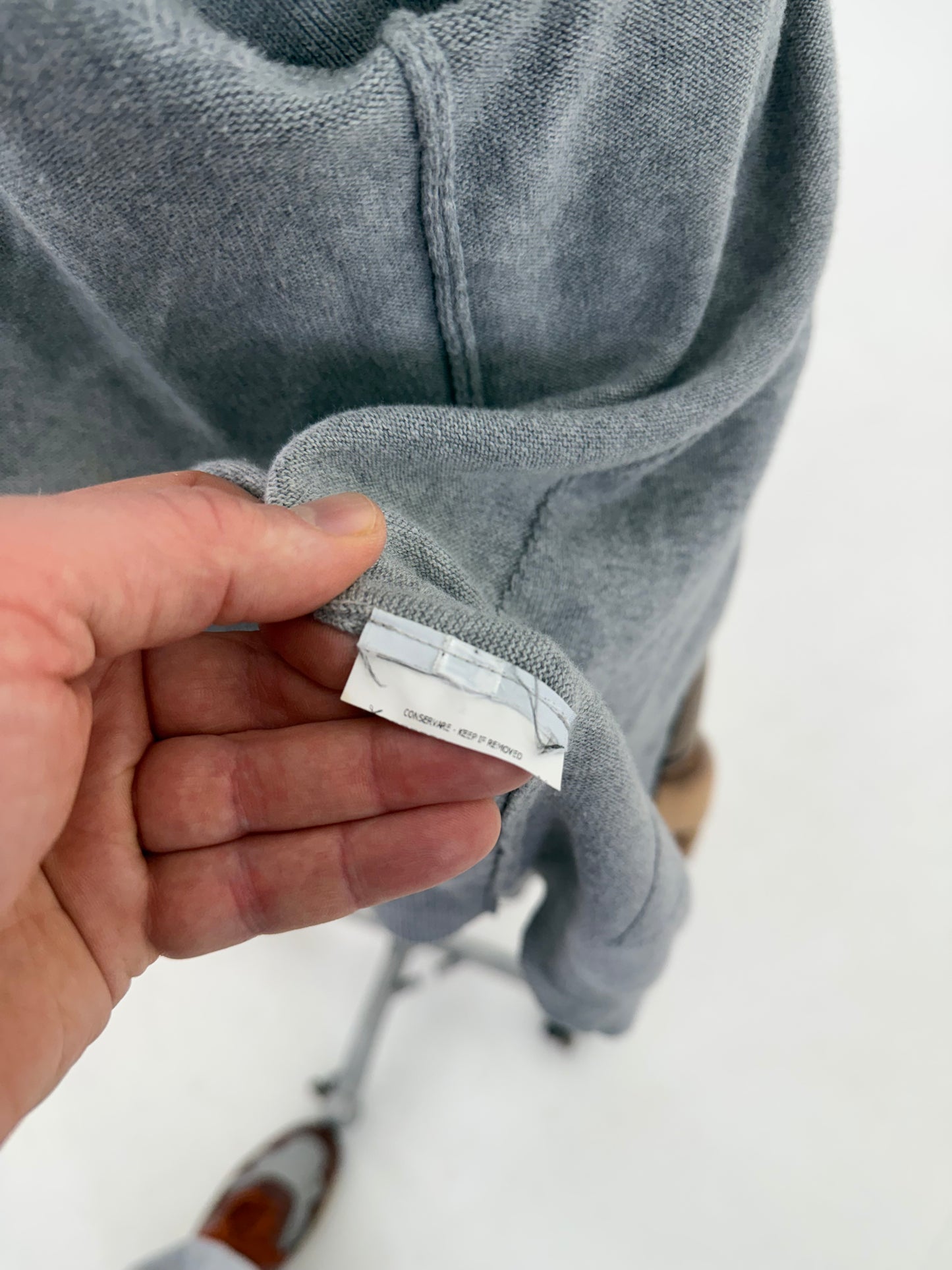 Stone Island grey cardigan (XL)