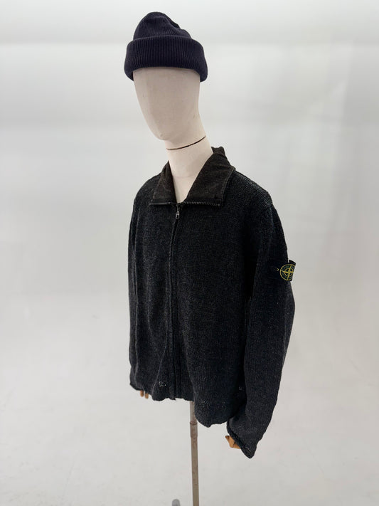 2001 Stone Island Chenille cardigan