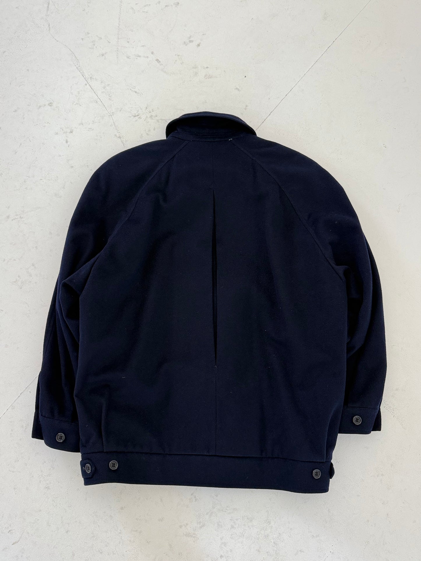 Early 90s Burberry Prorsum wool Alpaca mix Harrington bomber jacket - UK 10 (Ladies)