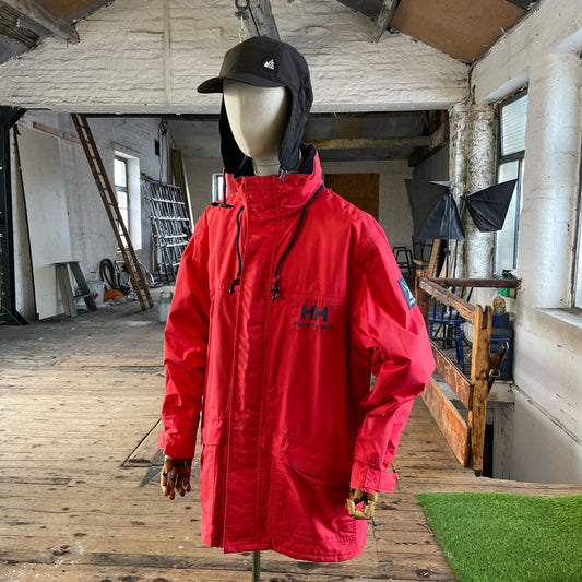 90s Helly Hansen sailing coat (L)